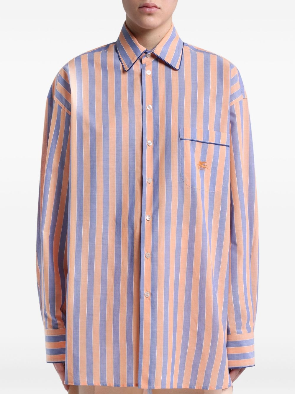 striped muslin shirt - 3