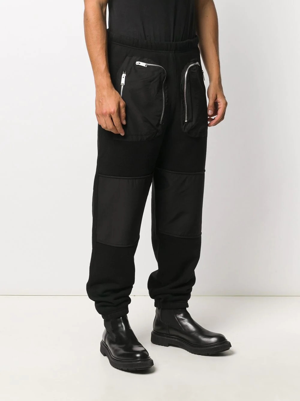 side-zip pockets track pants - 3