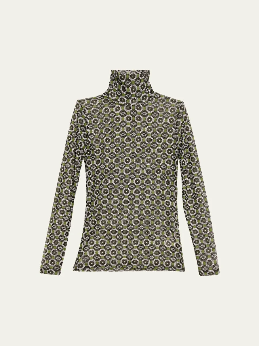 Hoyser Turtleneck Long-Sleeve Blouse - 1