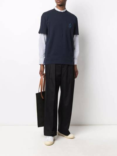 JW Anderson Anchor patch cotton T-shirt outlook