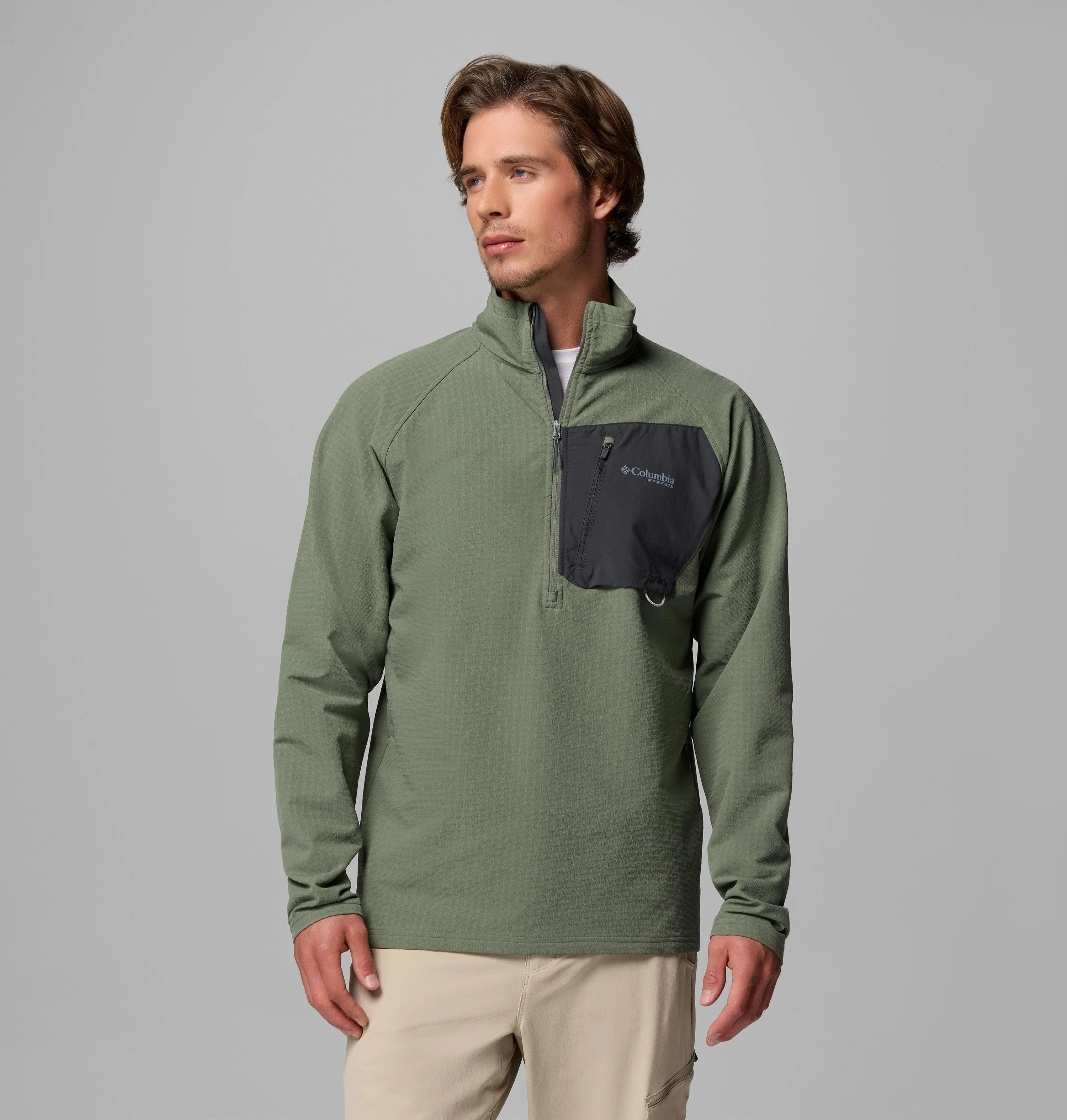 Men's Hydroforce Lightweight Half Zip Pullover - 1