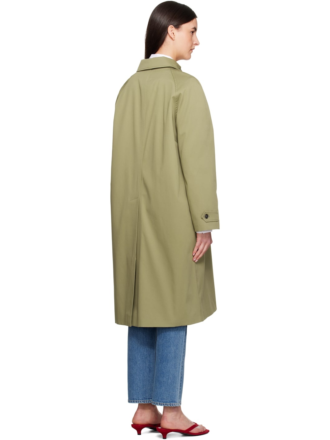 Khaki Randy Trench Coat - 3