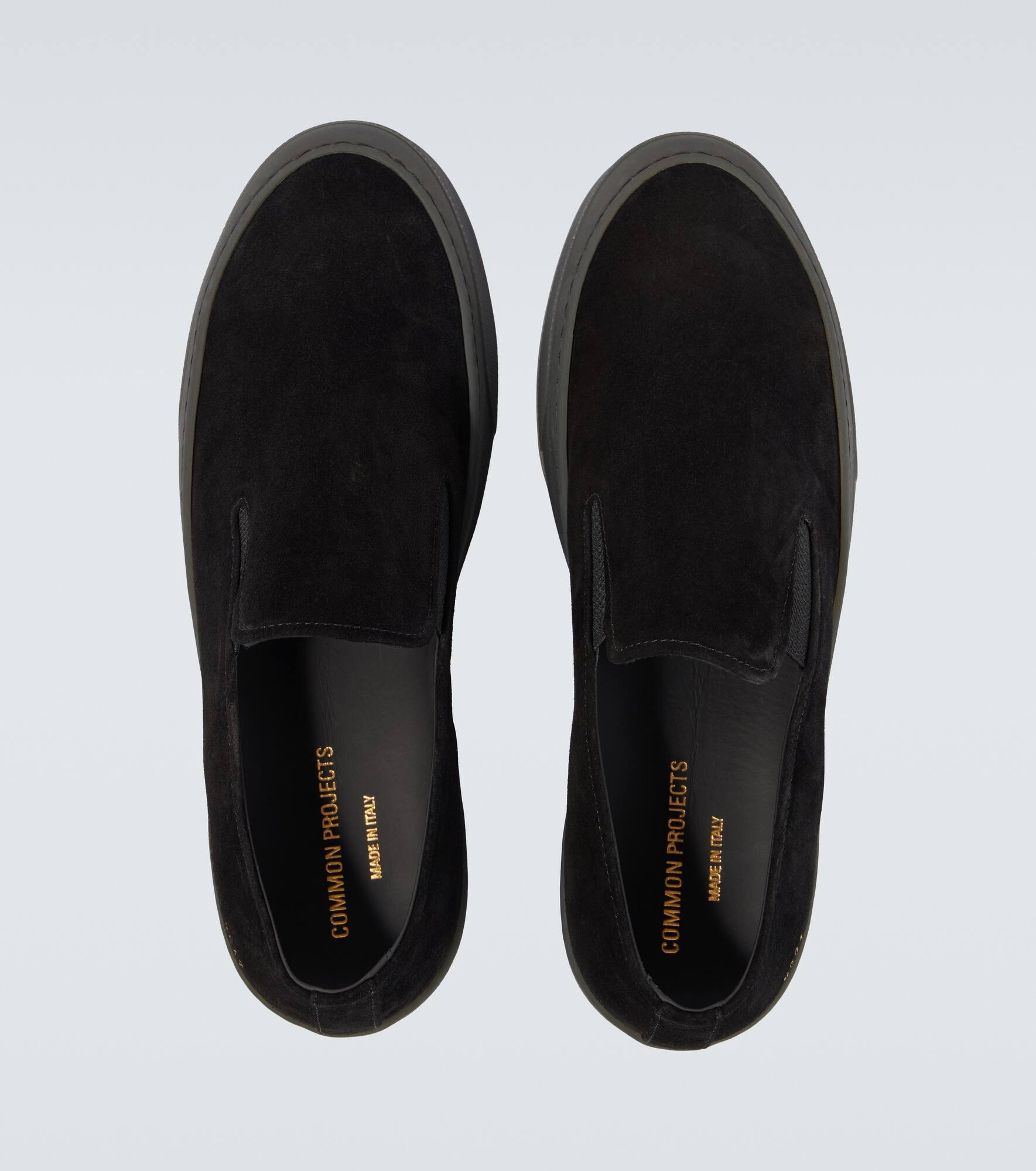 Suede slip-on sneakers - 4