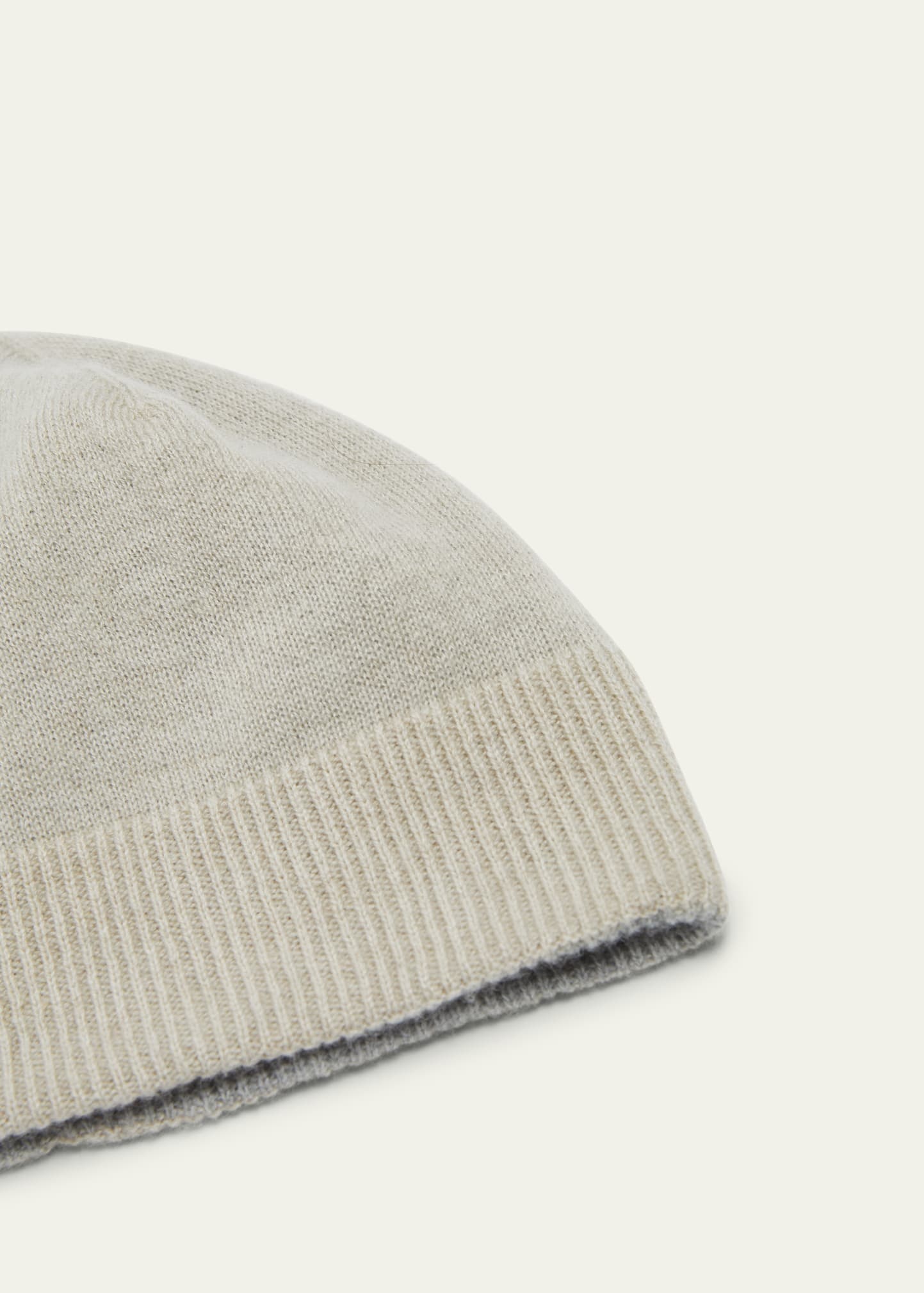 Men's Wool and Cashmere Beanie Hat - 2