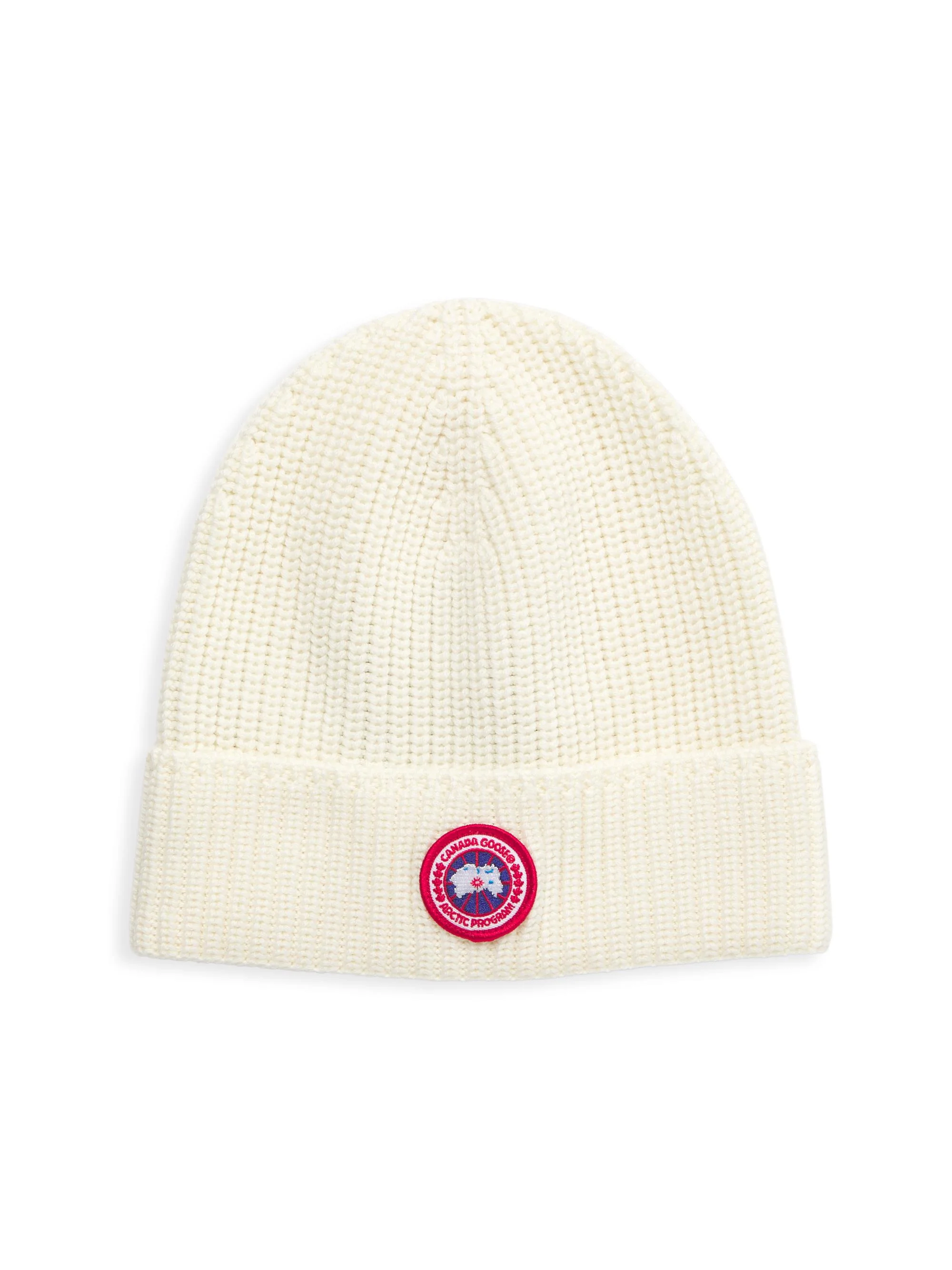 Canada Goose Logo-patch Ribbed-knit Beanie - 1
