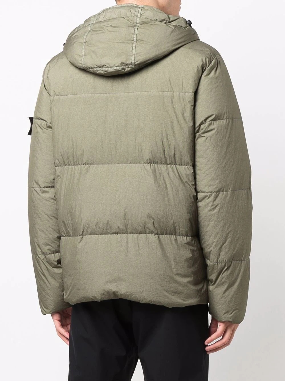 padded down hooded jacket - 4