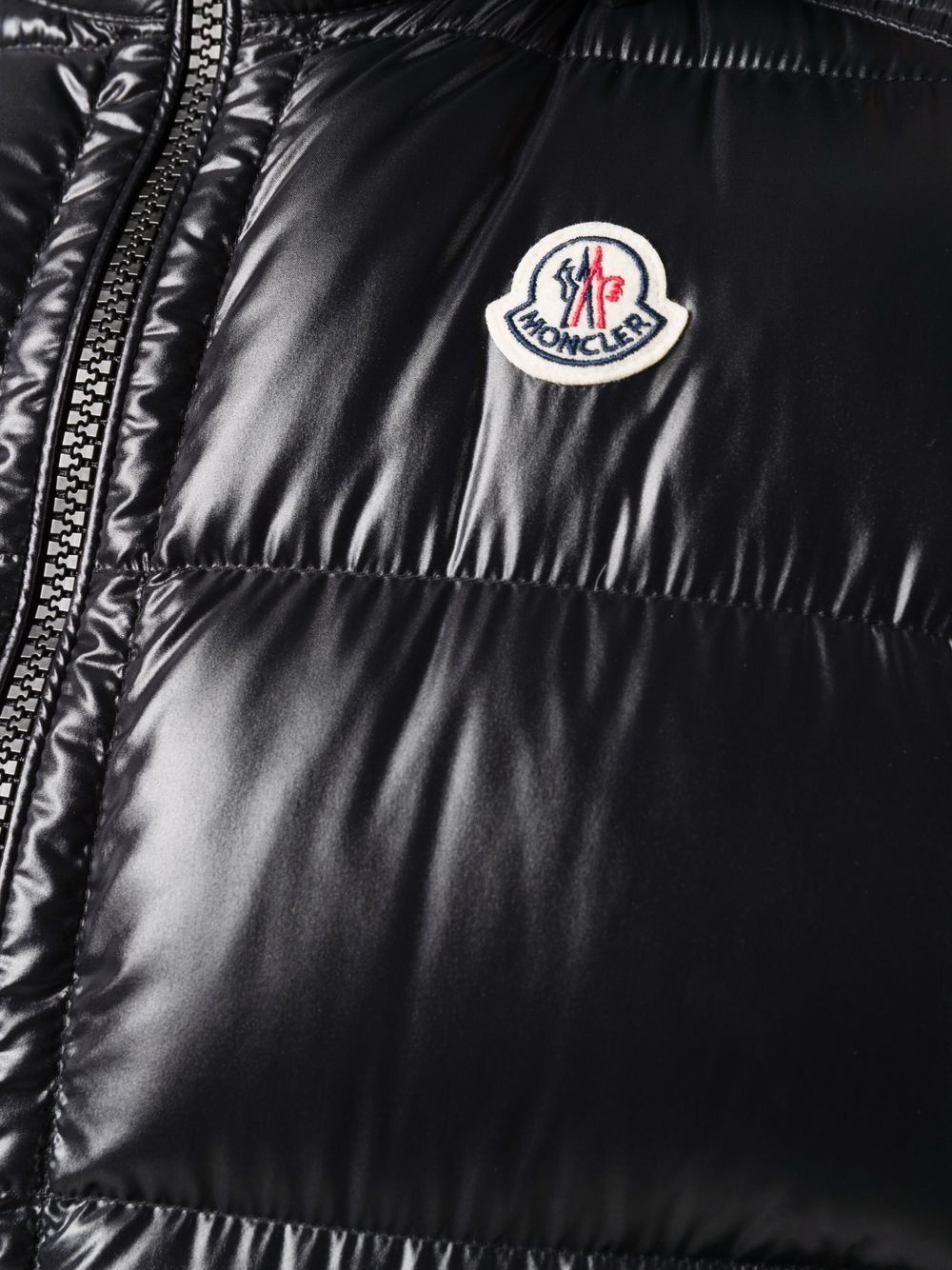 logo-patch zipped gilet - 5