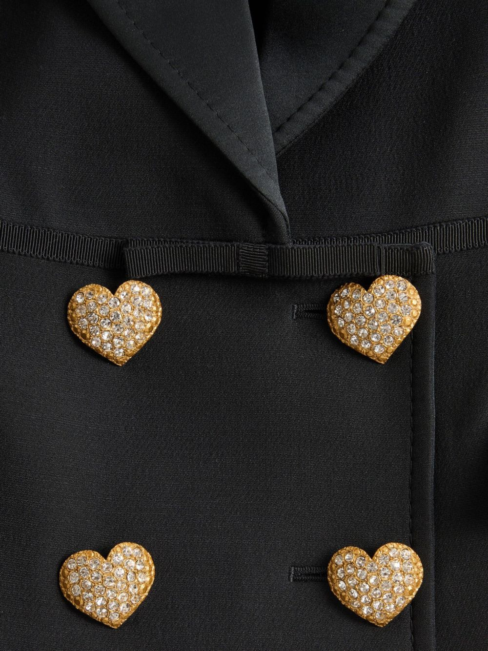 double-breasted cropped blazer - 6