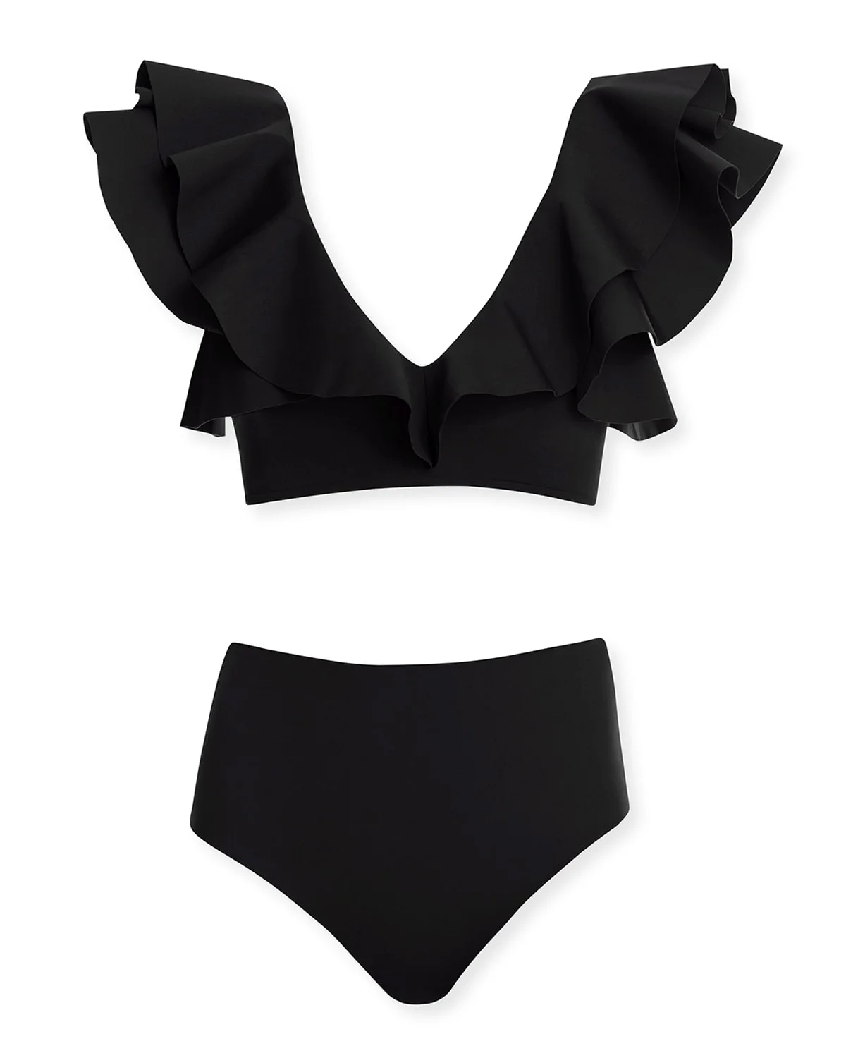 Mila Ruffle Two-Piece Bikini Set - 1