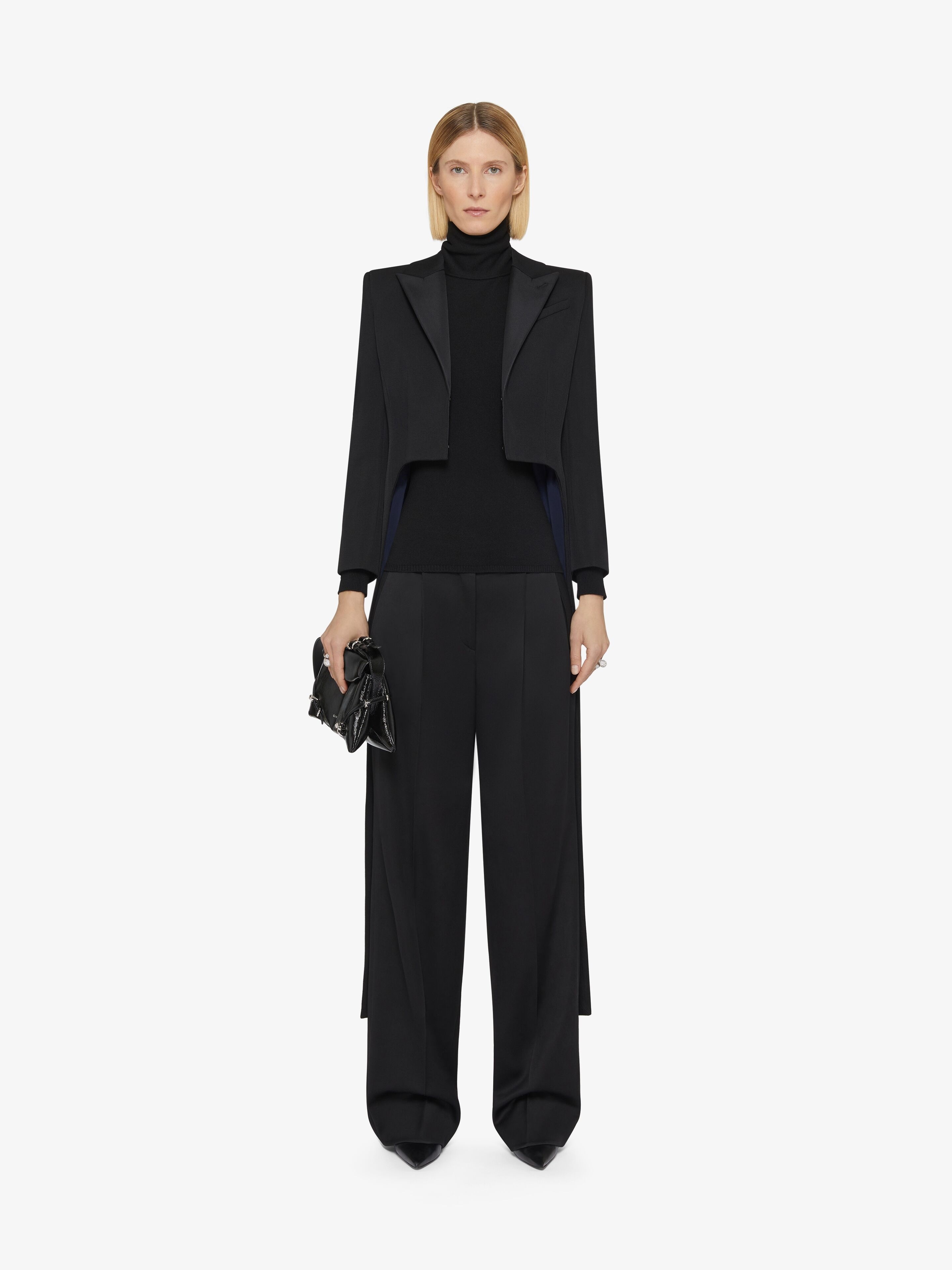 SLIM FIT TAILCOAT JACKET IN WOOL - 2