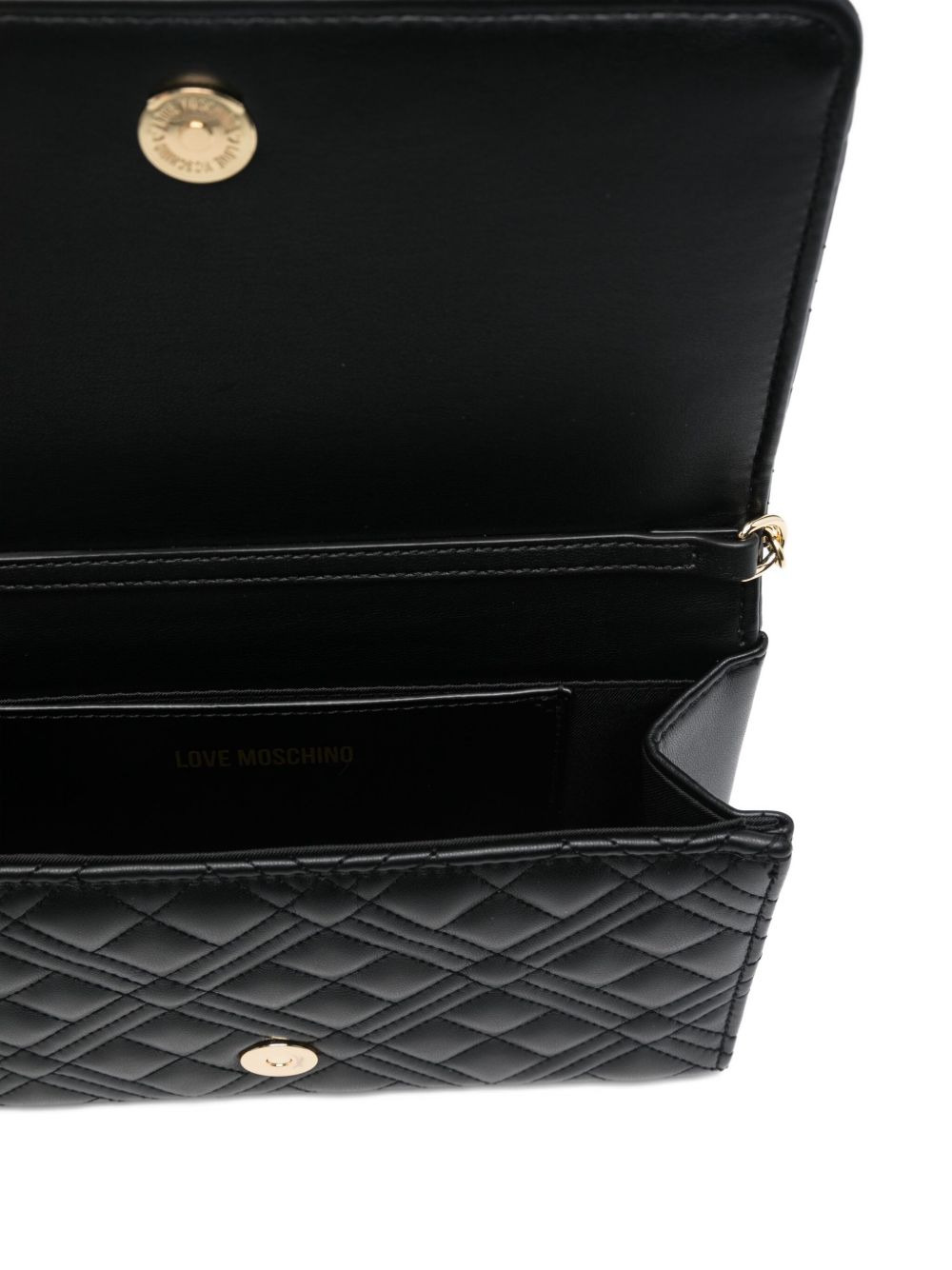 quilted chain cross body bag - 5