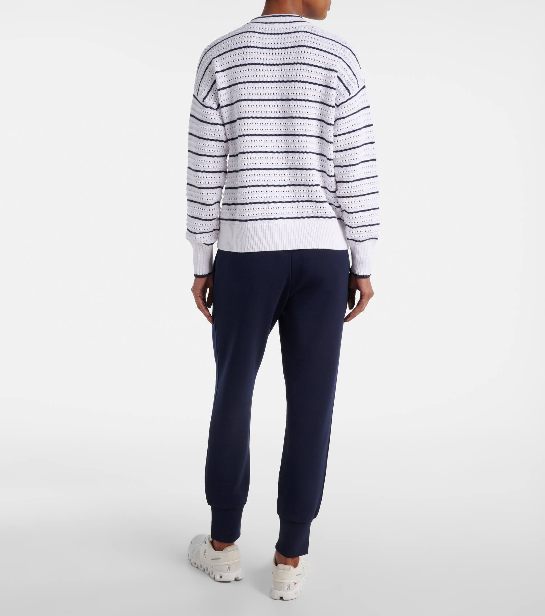 Antonia striped cotton cardigan - 3
