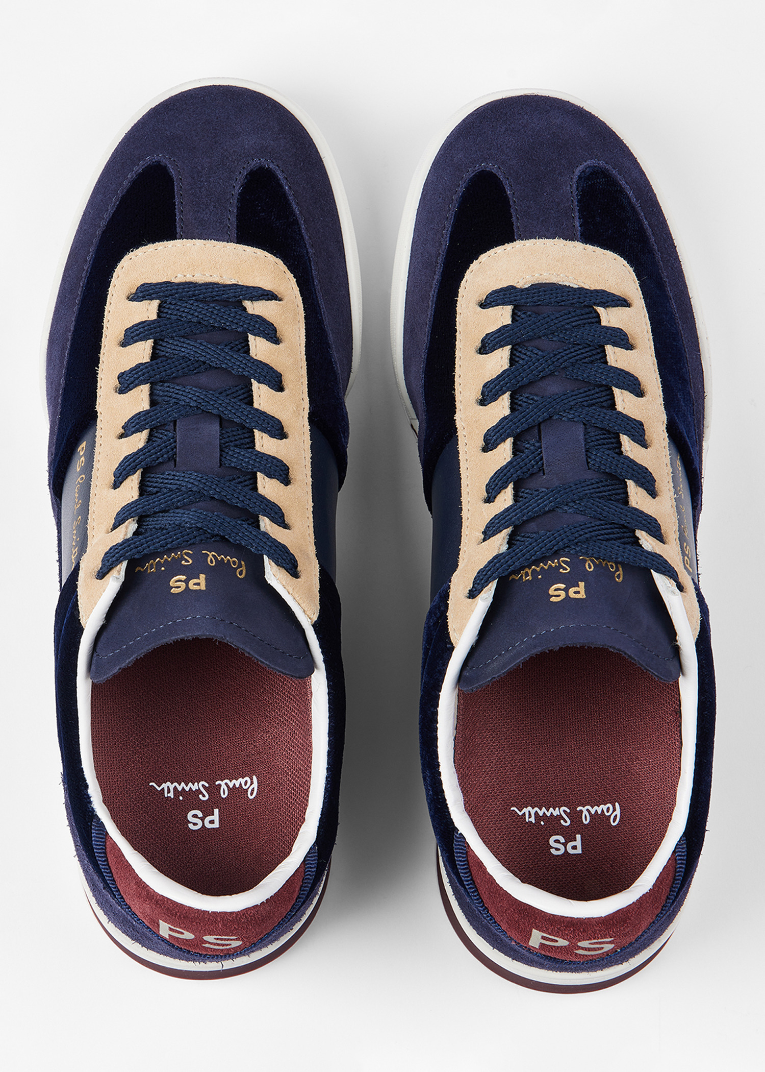 Women's Navy Blue Suede 'Dover' Trainers - 5