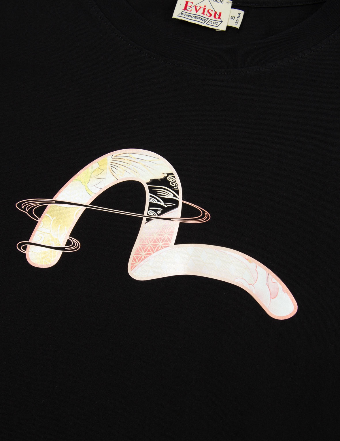 JAPANESE-PATTERN SEAGULL PRINT T-SHIRT - 9