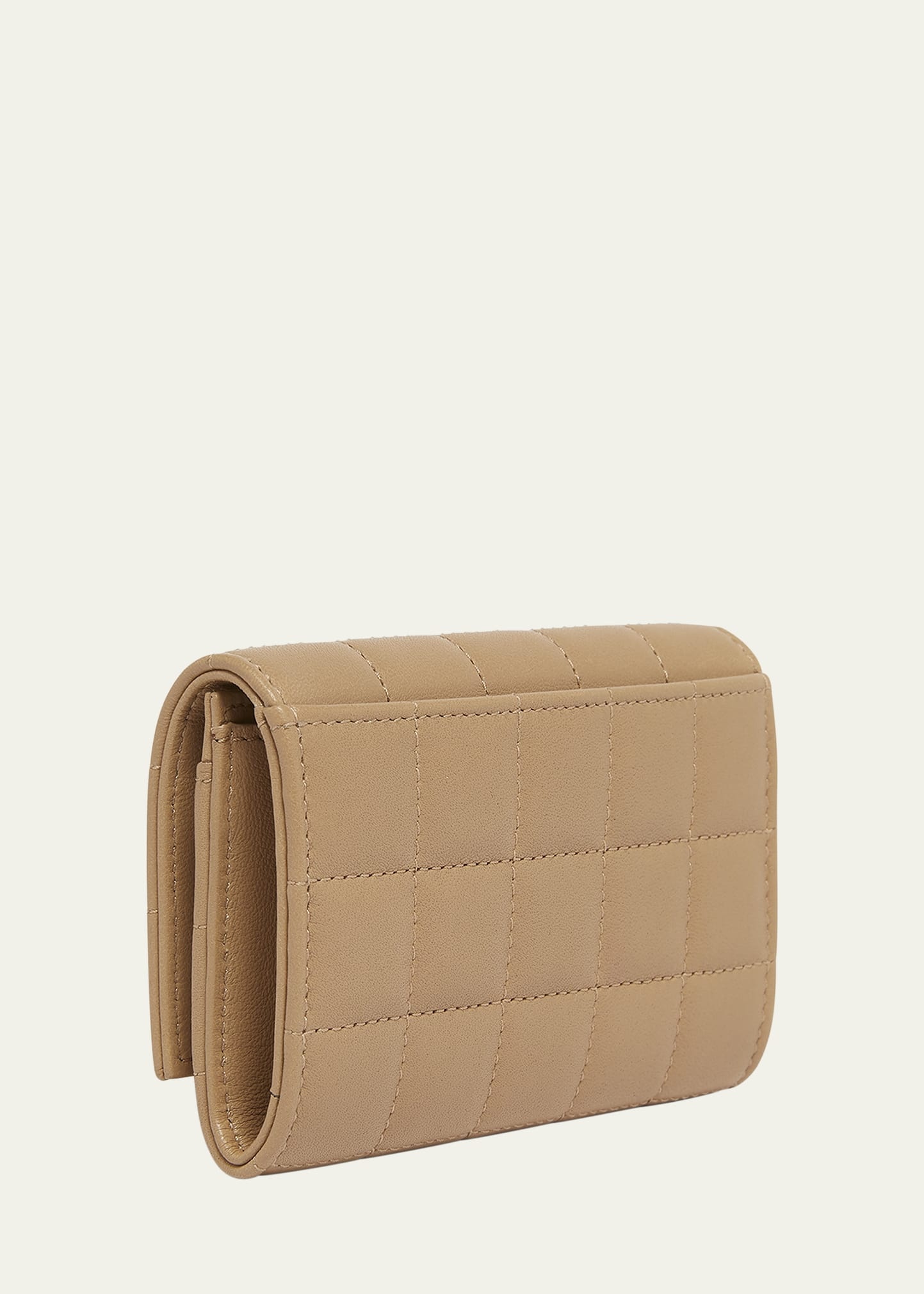 Cassandra YSL Card Holder in Quilted Leather - 3