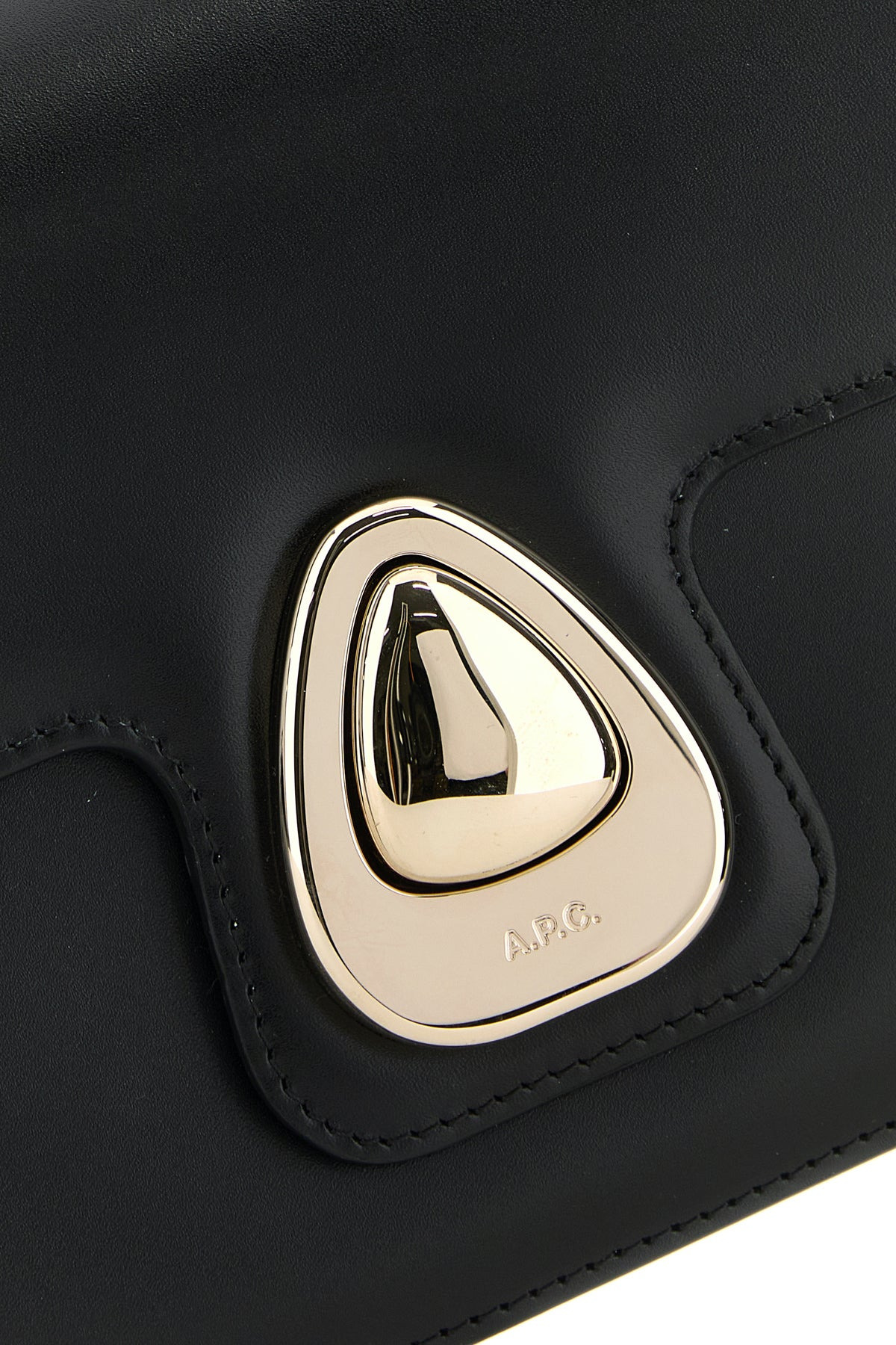 Black leather small Astra crossbody bag - 4