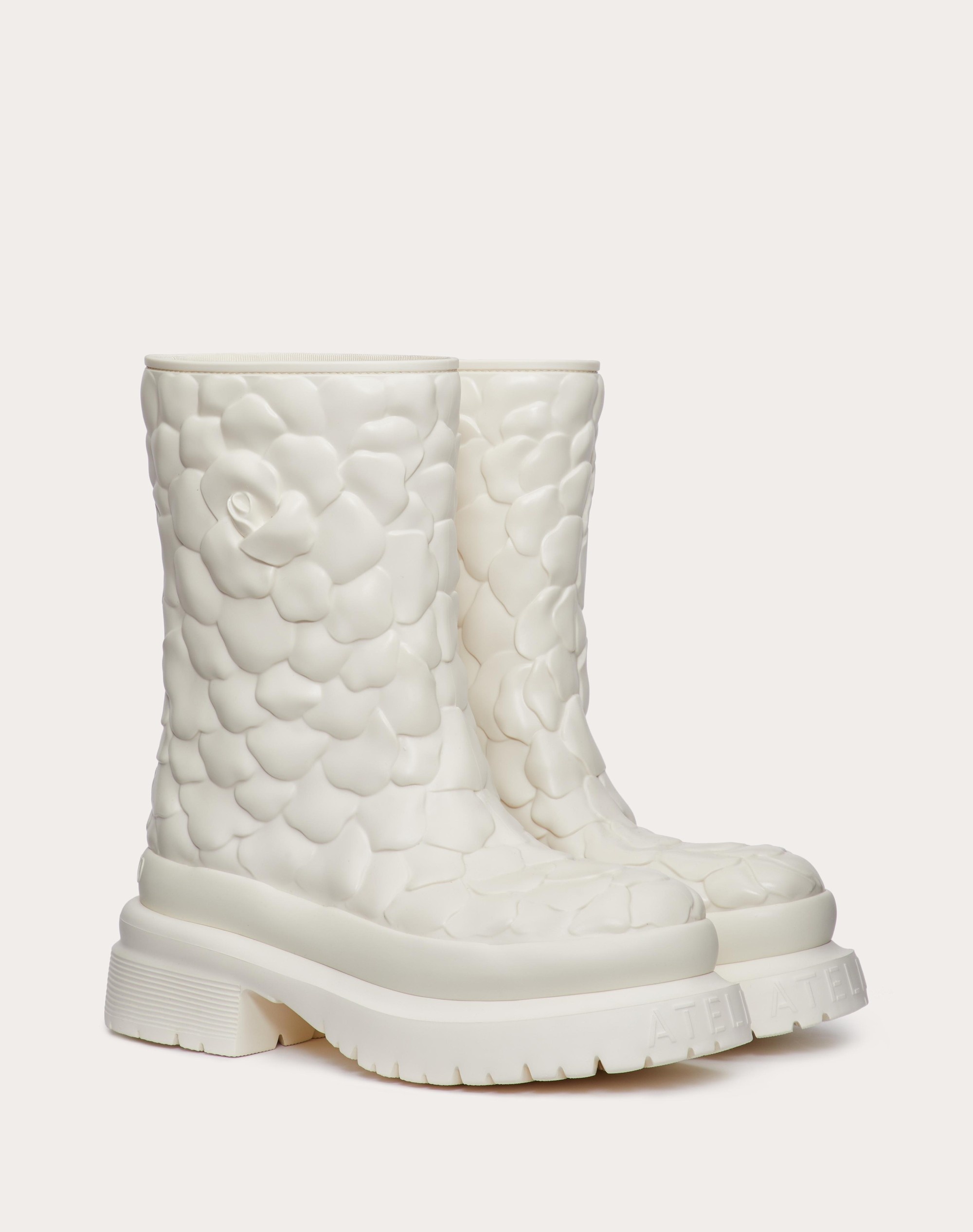 VALENTINO GARAVANI ATELIER SHOES 03 ROSE EDITION RUBBER ANKLE BOOT 50MM - 2