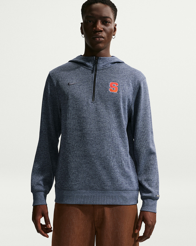 Syracuse Orange Nike NCAA Men's Basketball Coaches' Pullover Hoodie 1