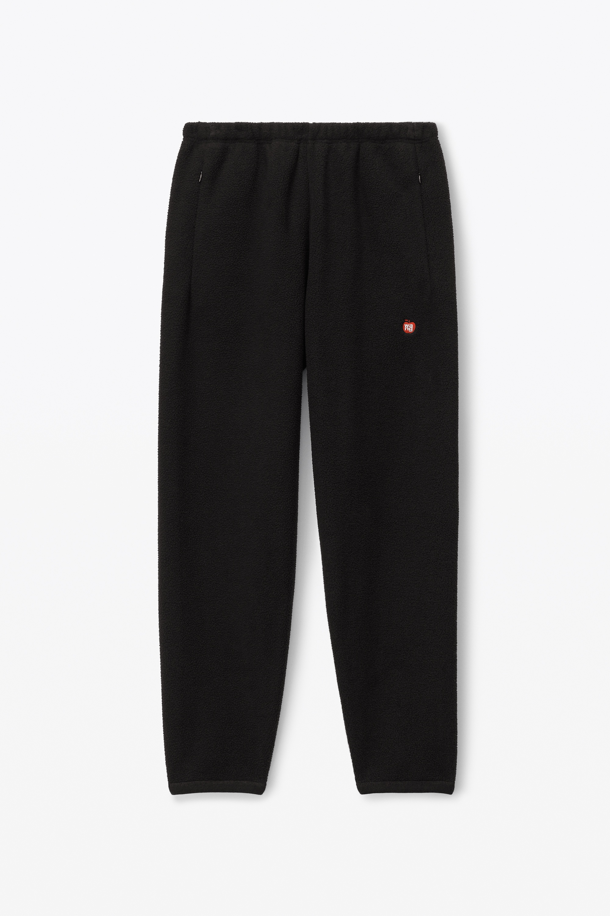 sweatpant in teddy fleece with red apple logo - 1