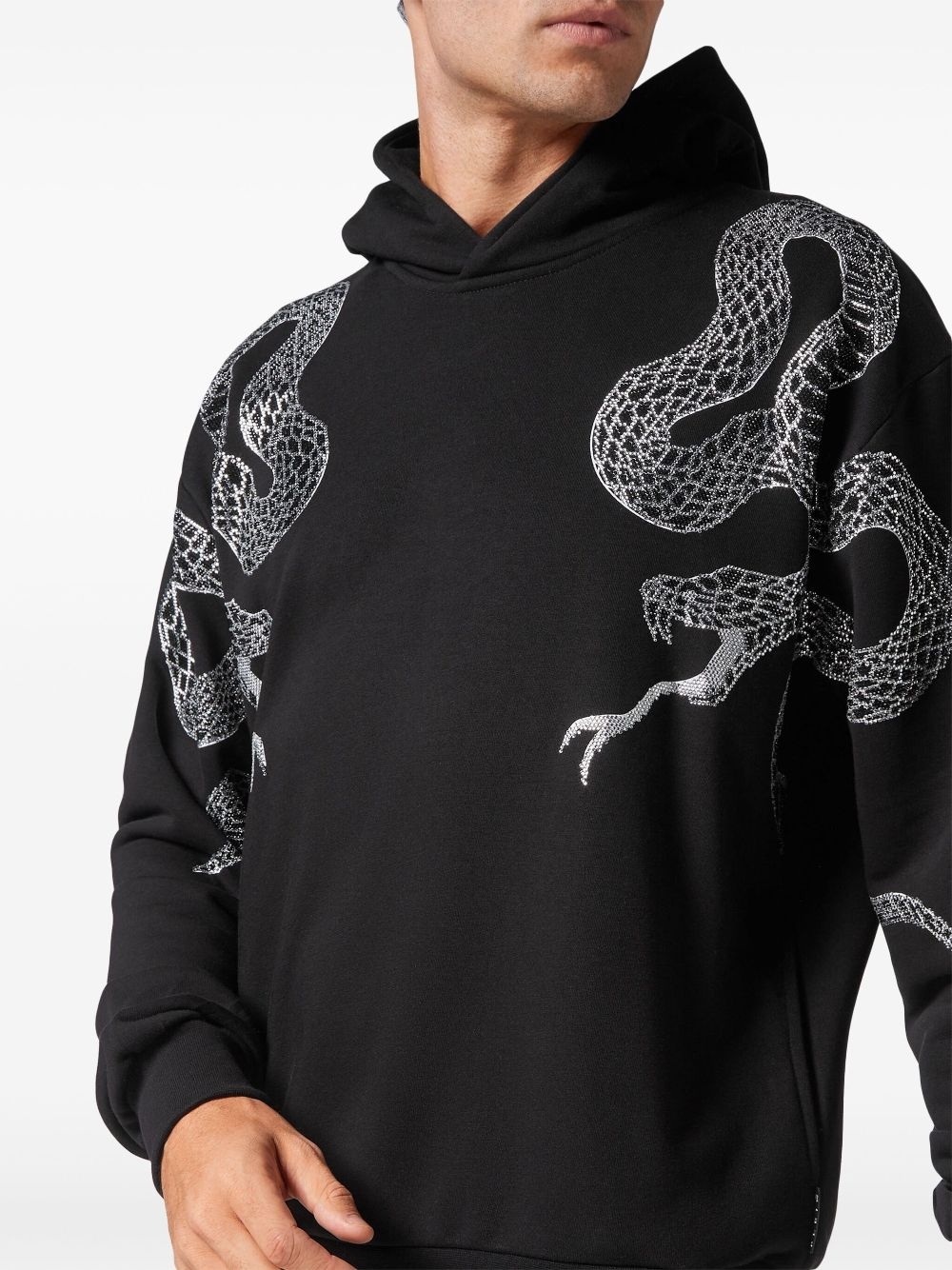 crystal-snake hoodie - 4