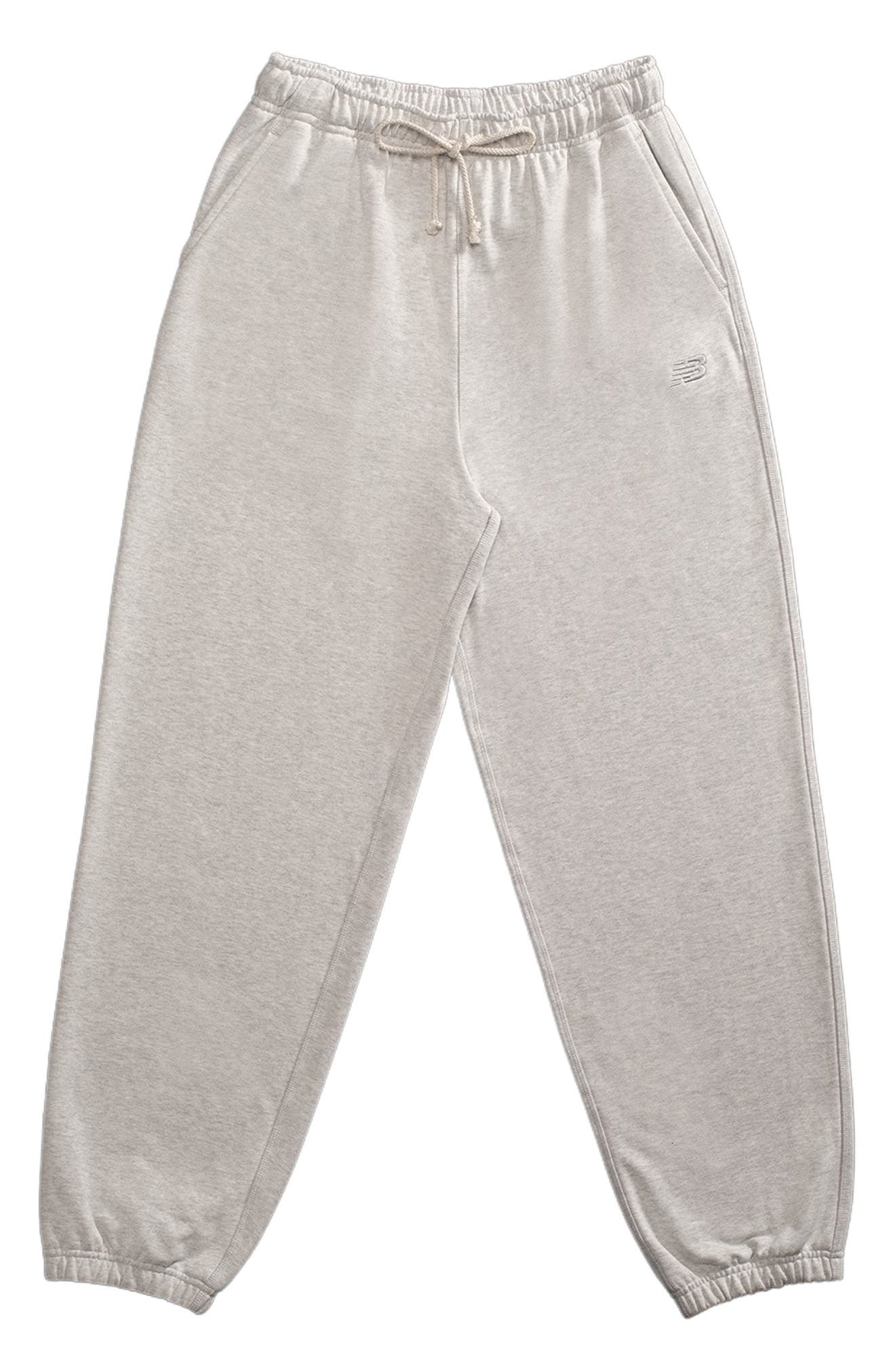 New Balance Athletics French Terry Sweatpants in Ash Heather at Nordstrom - 5