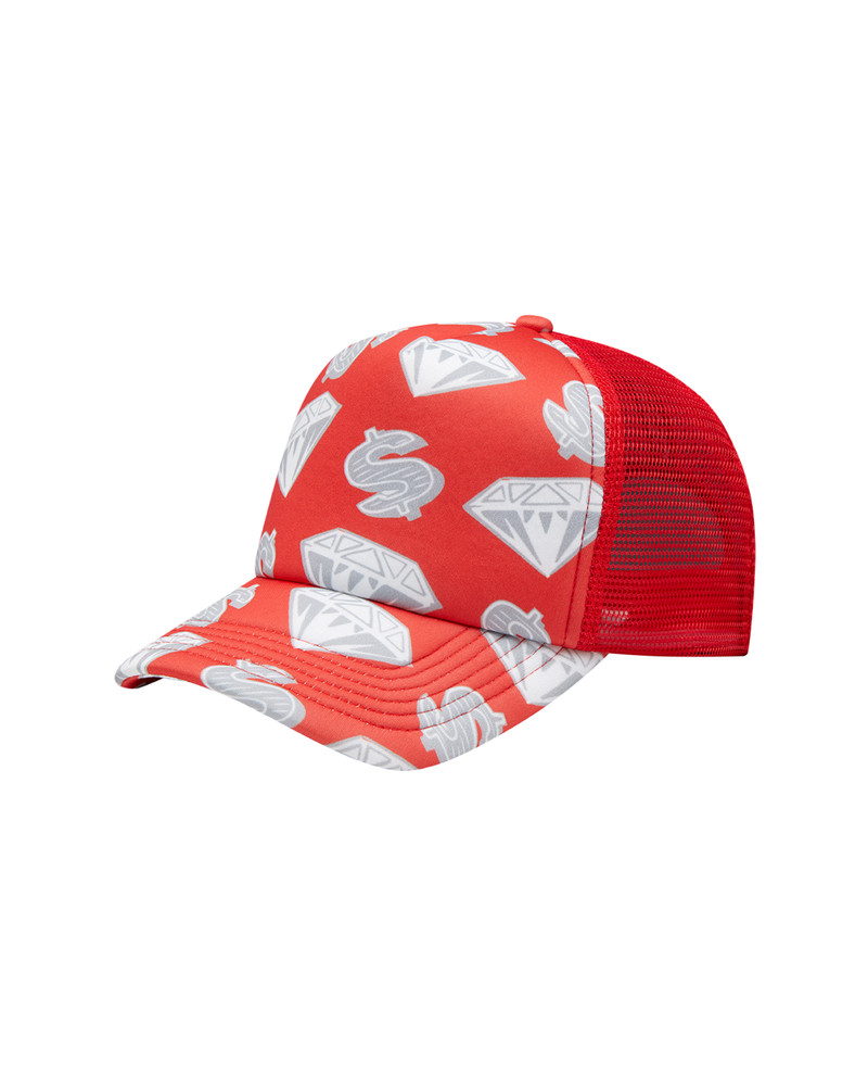 DIAMONDS & DOLLARS TRUCKER CAP 1