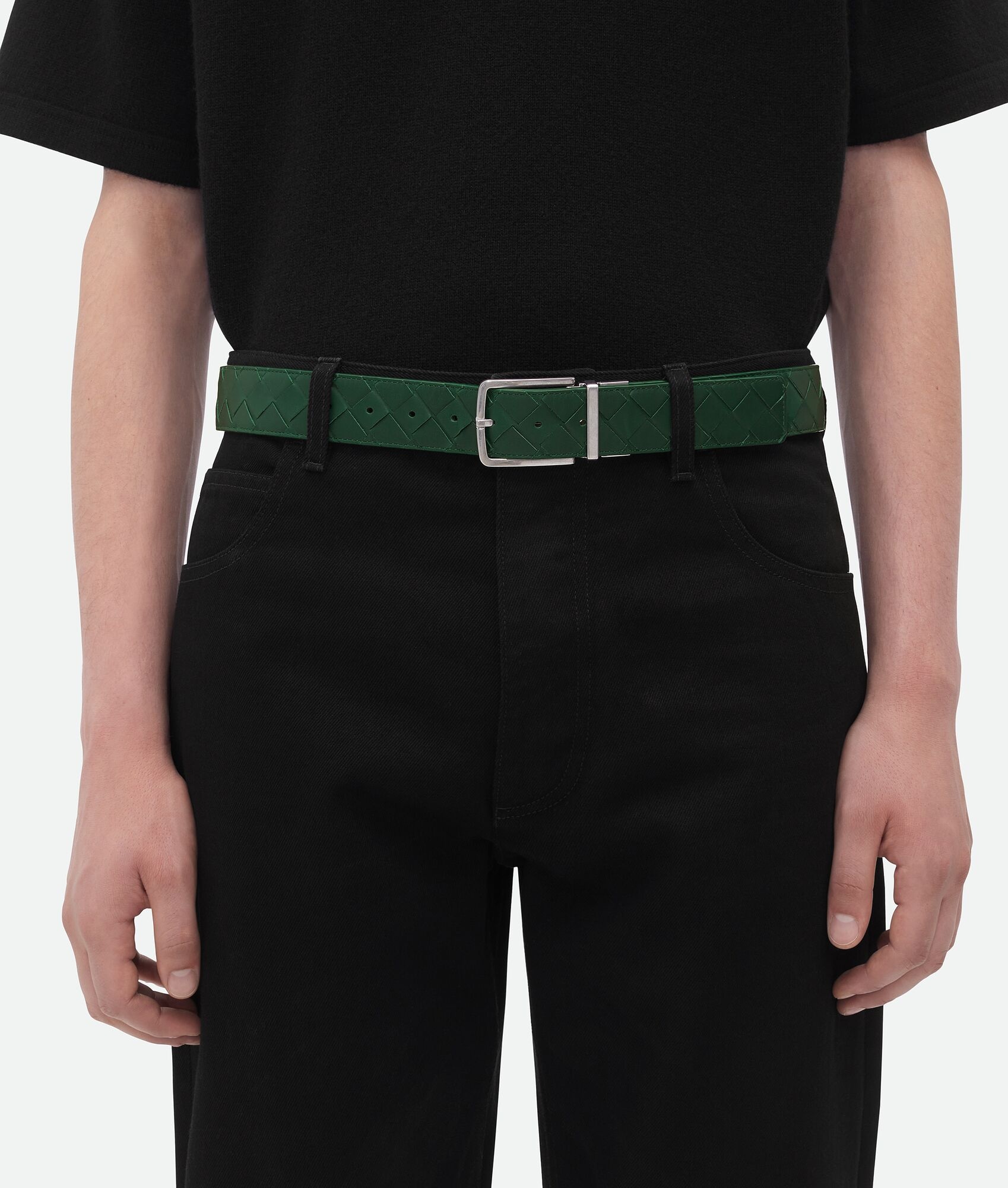 intrecciato reversible belt - 5