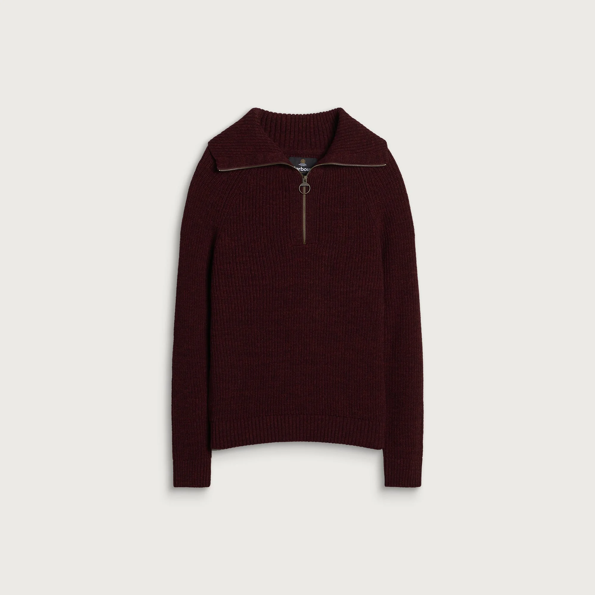 Barbour Riggbay Knitted Half Zip Jumper - 1