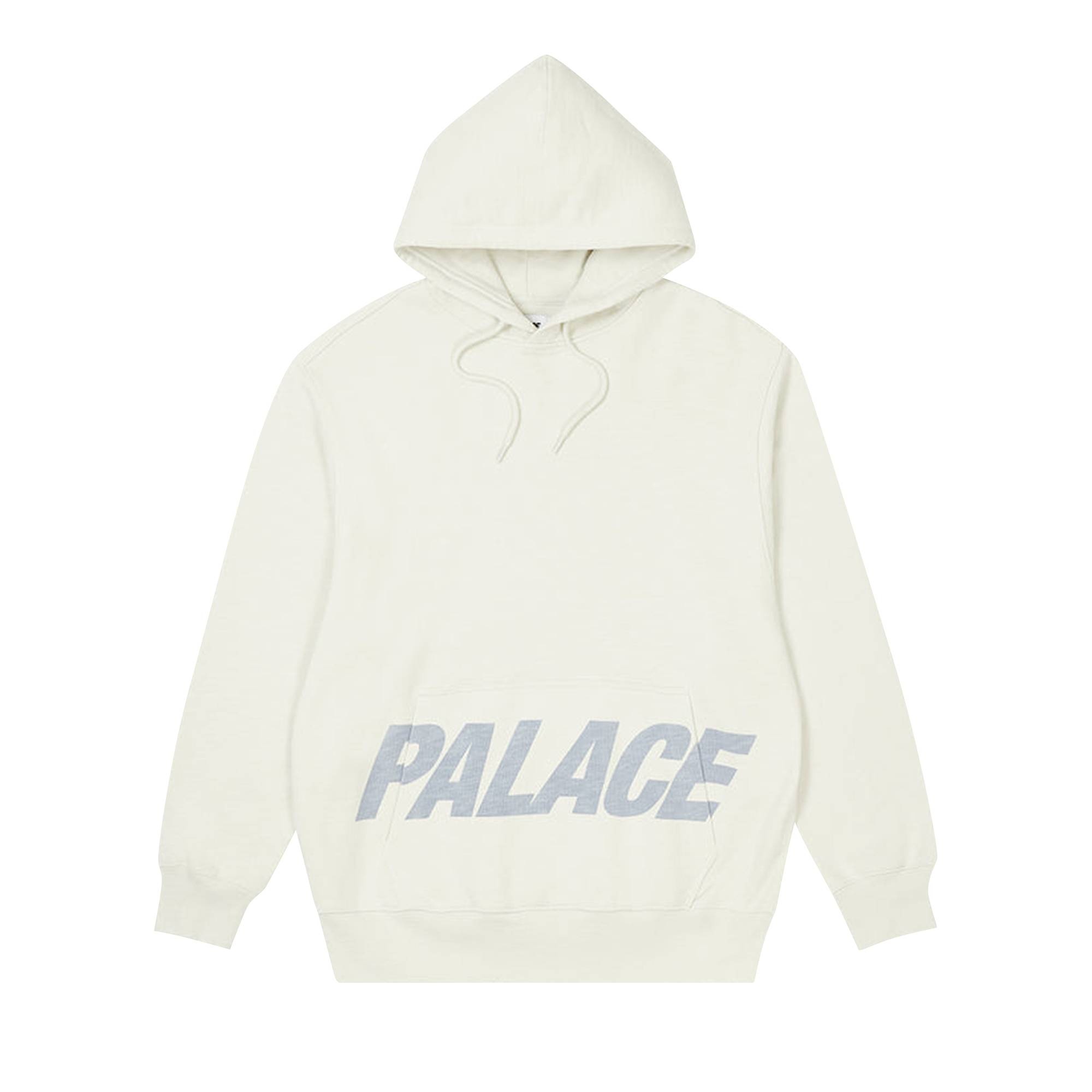 Palace Pal Pocket Slub Hood 'White' - 1