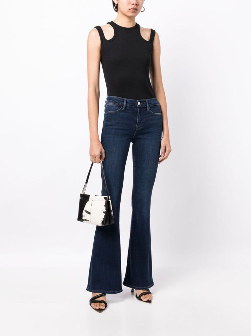 FRAME mid-rise flared jeans outlook