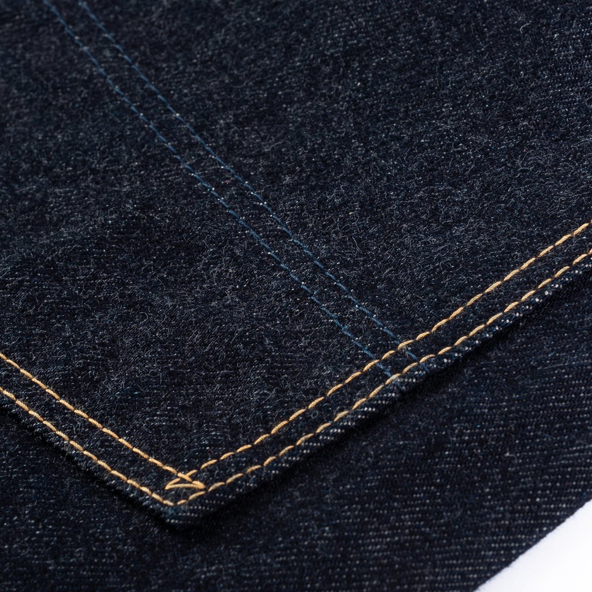IH-828-IND 14oz Selvedge Double Knee Work Pants - Indigo - 12