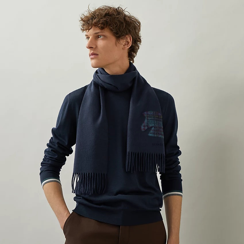 Highlands embroidered patch muffler - 2