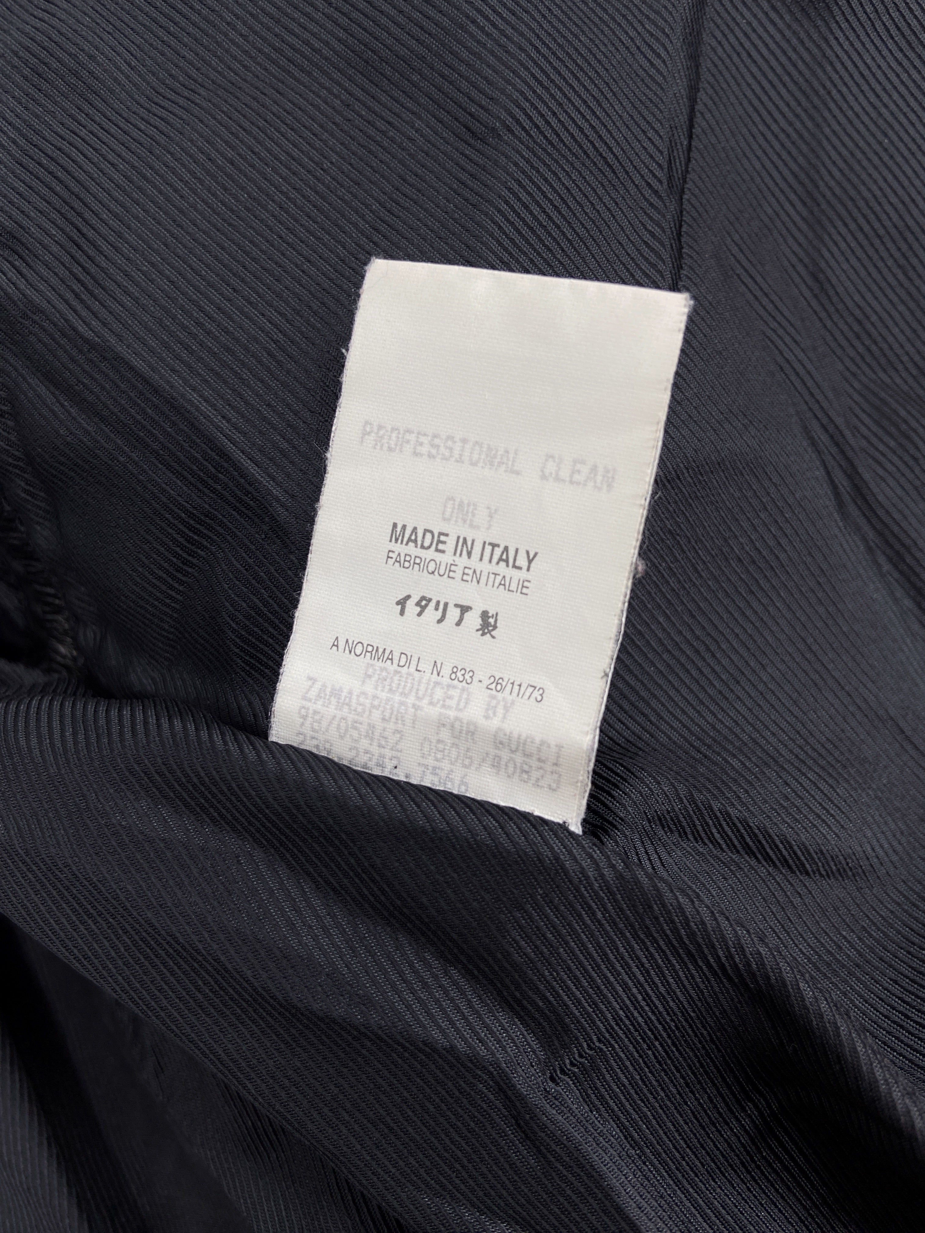 Gucci Fall 1998 Tom Ford Lambskin Leather Quilted Down Puffer Jacket 40 - 26