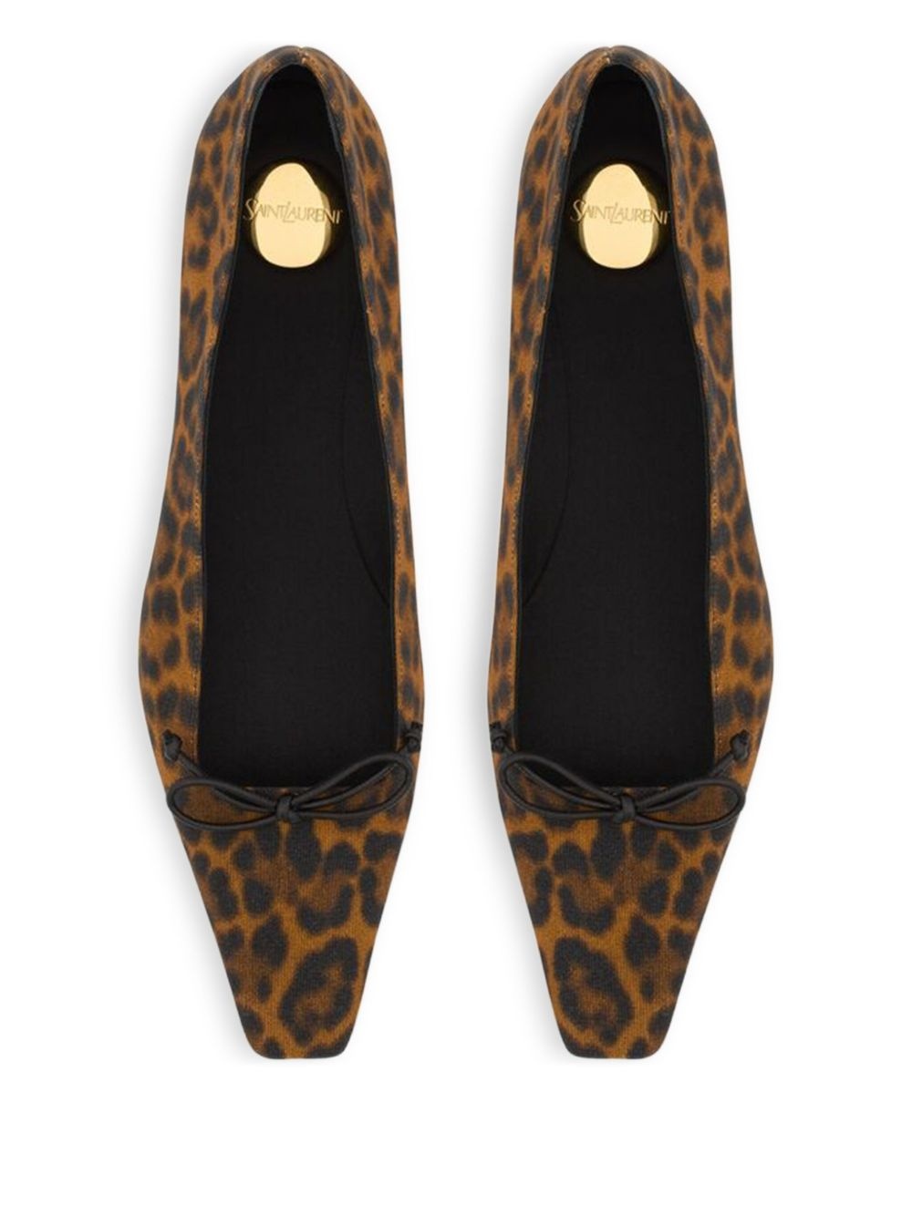 Poppy leopard-print ballet flats - 3