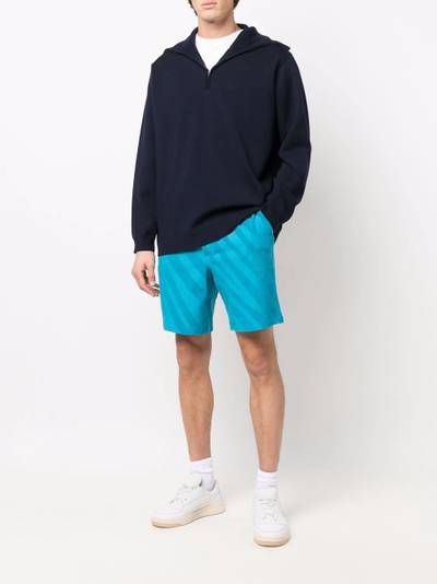 Missoni striped drawstring track shorts outlook