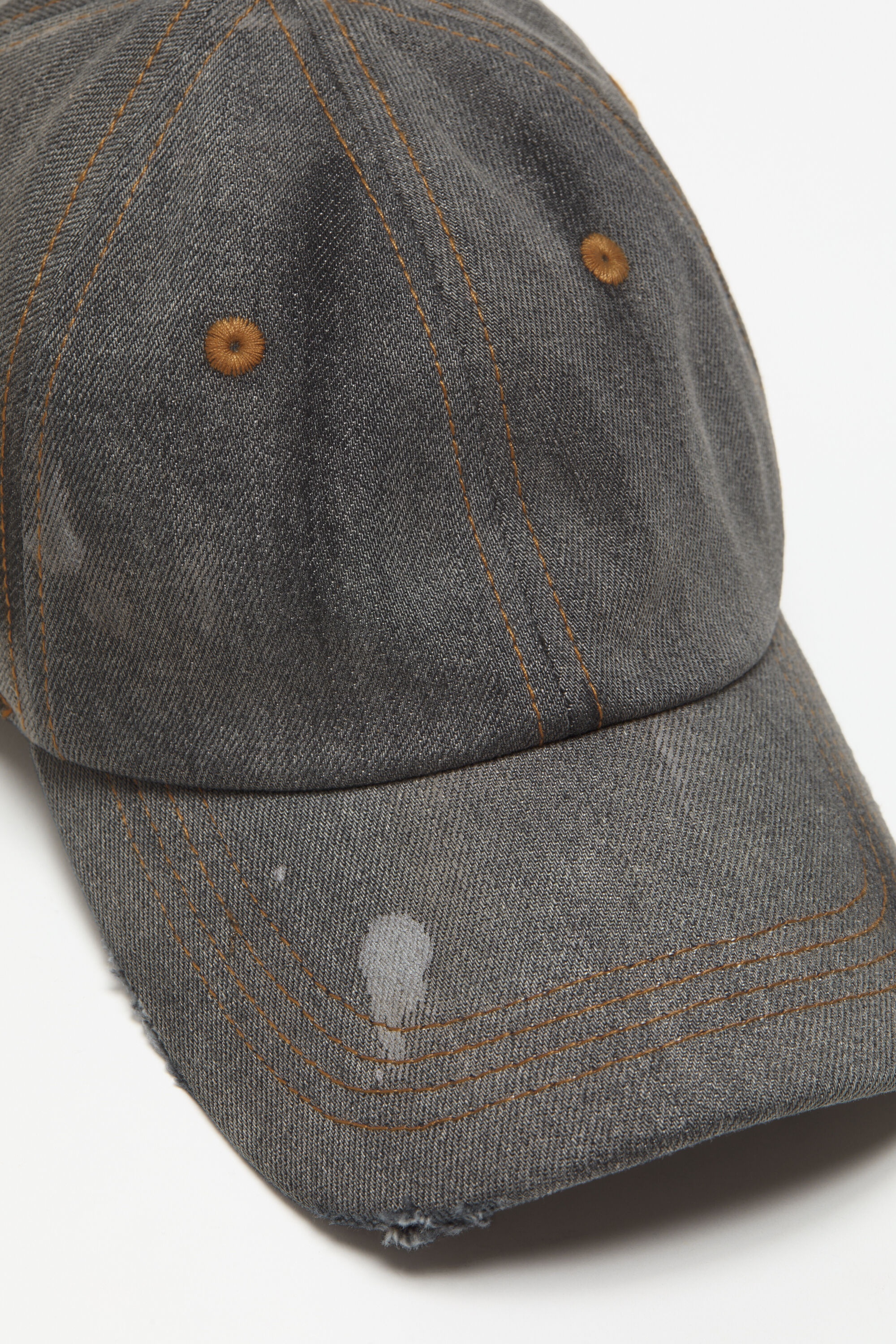 Denim cap - Black - 2