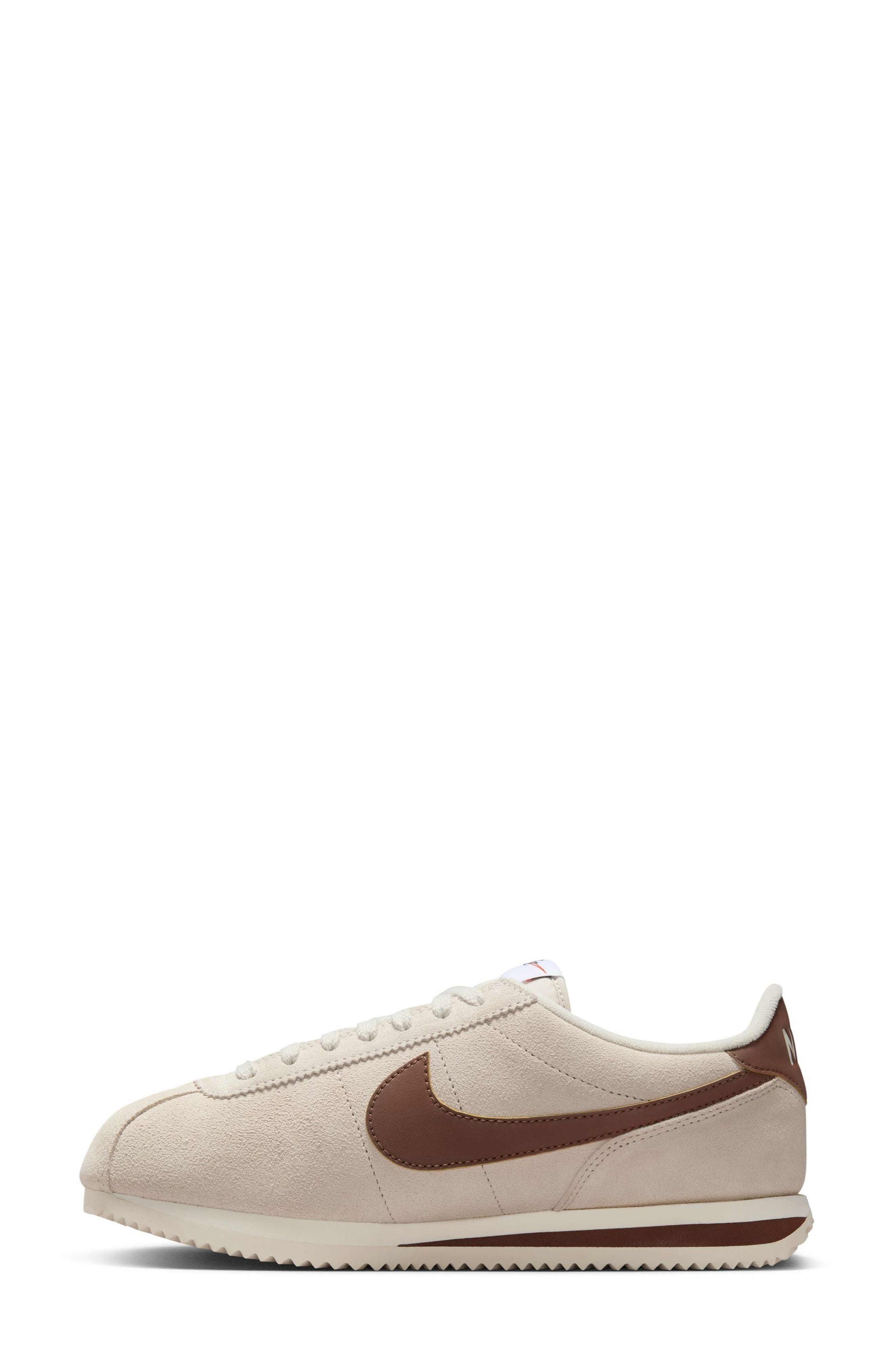 Nike Cortez Suede Sneaker in 100 Ltowbr/faunbn at Nordstrom - 6