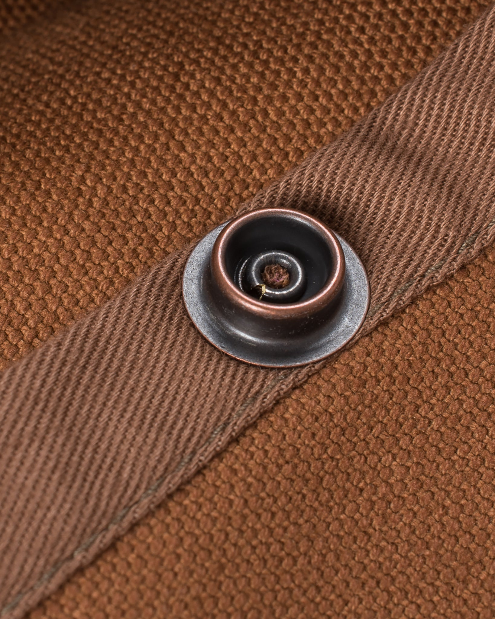 IHSH-189-BRN 17oz Duck CPO Work Shirt - "The UnTucked" - Brown - 13