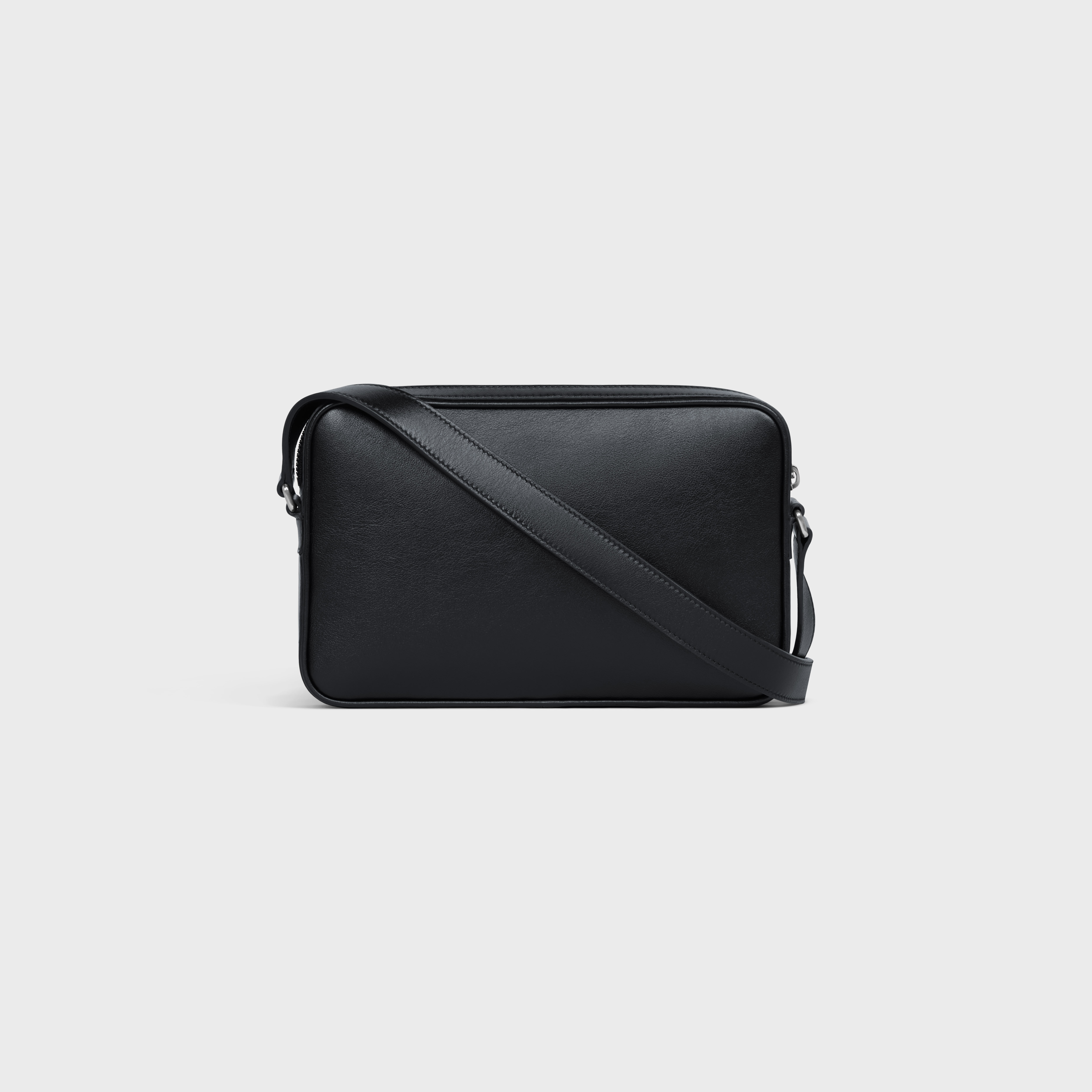 Medium Messenger Bag in Smooth Calfskin with Celine Print - 3