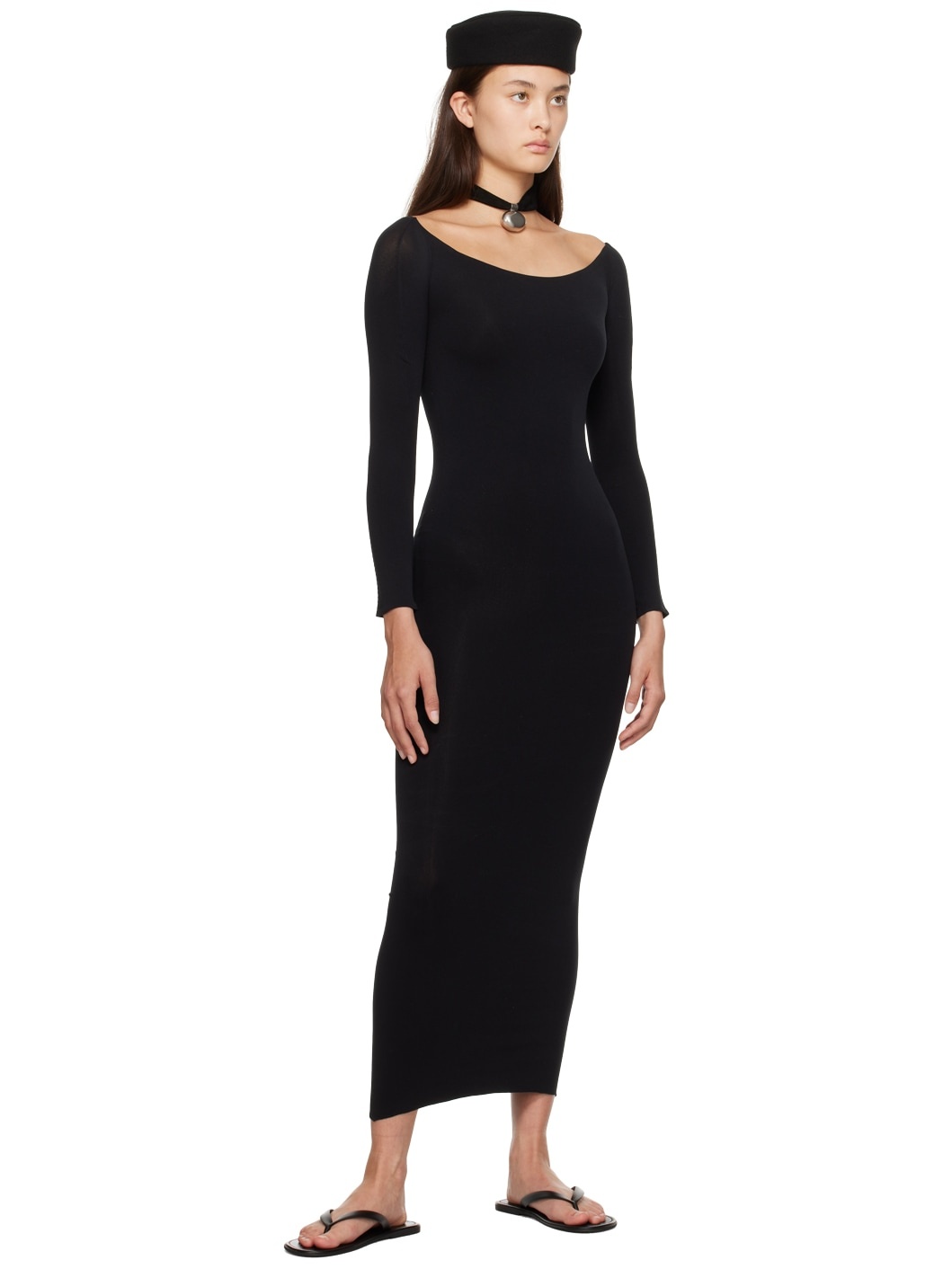 Black Curitiba Maxi Dress - 4