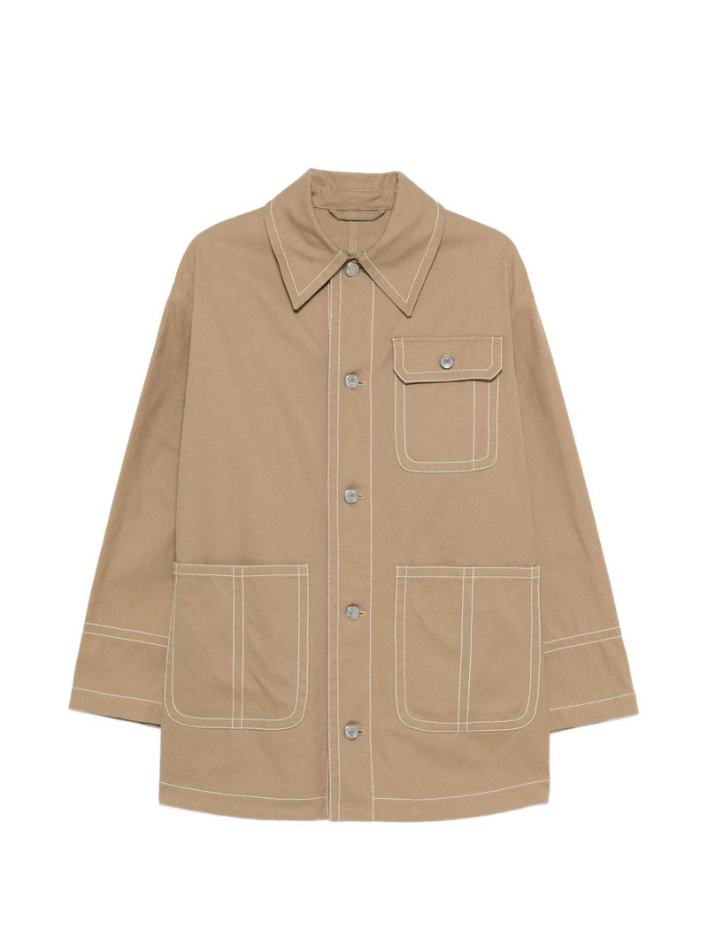 pocket topstitching jacket 1