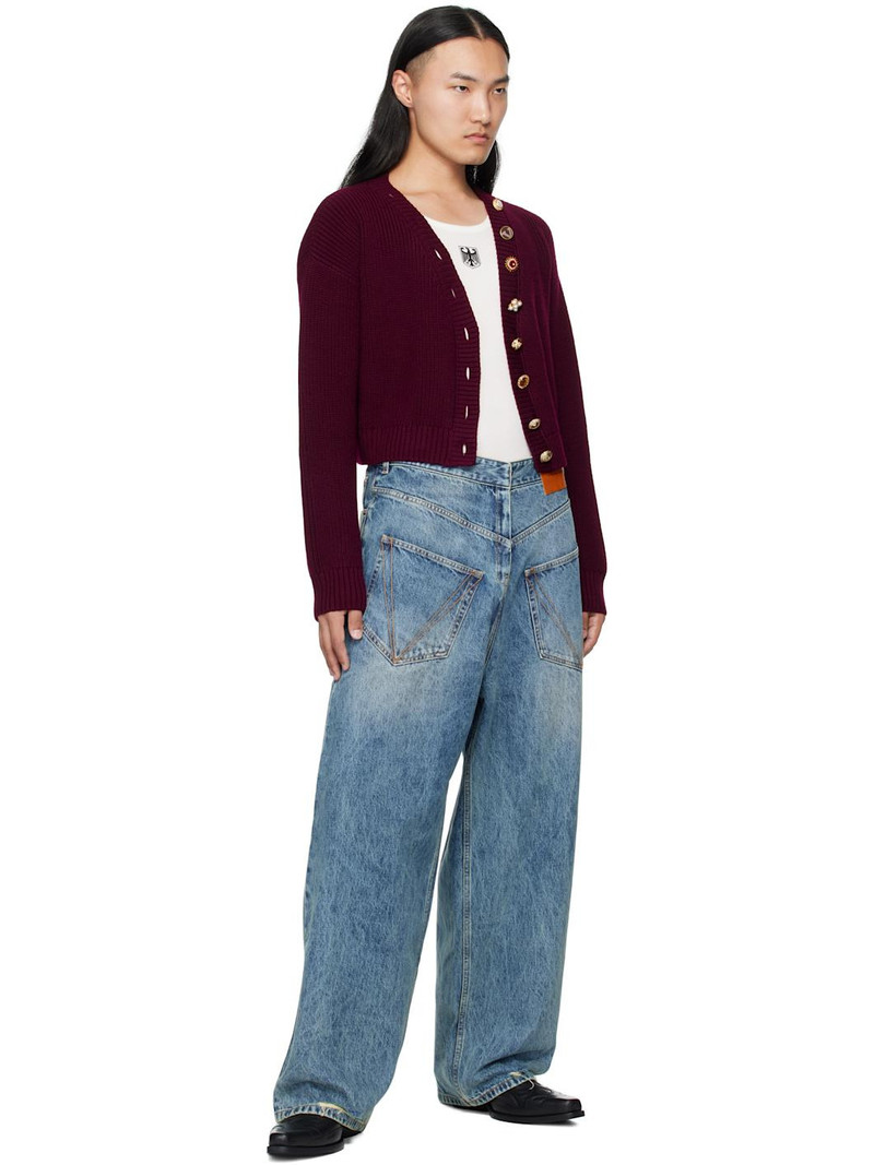 VETEMENTS Blue Back to Front Jeans outlook