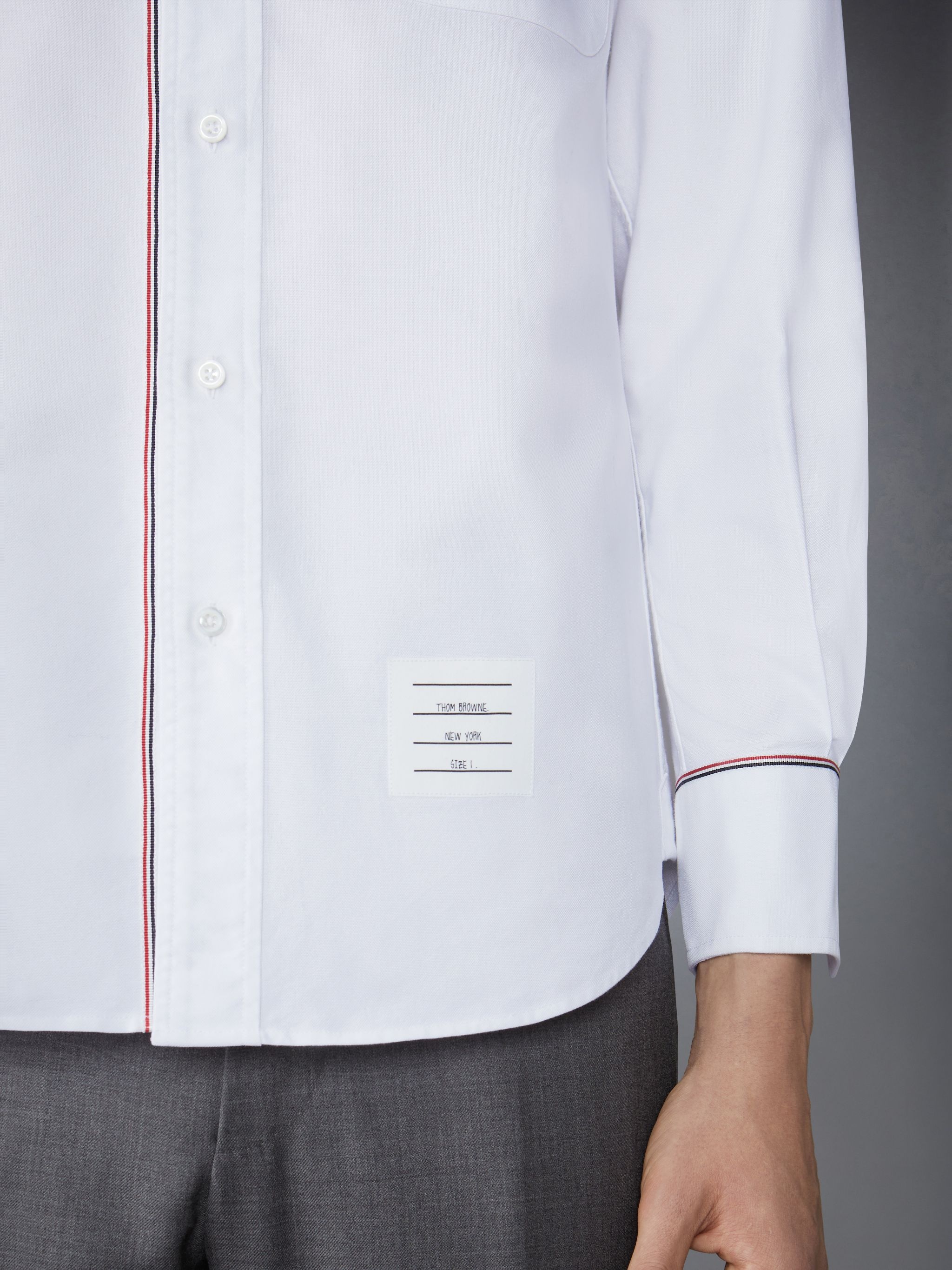 Oxford Grosgrain Framing Shirt - 6