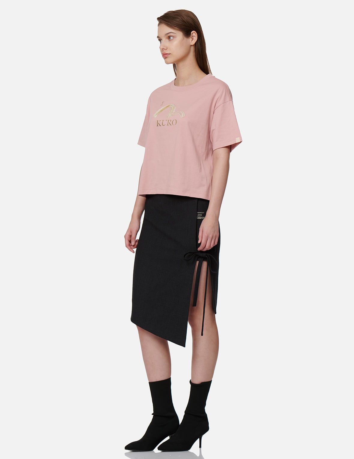 Asymmetric Wrap Skirt - 3