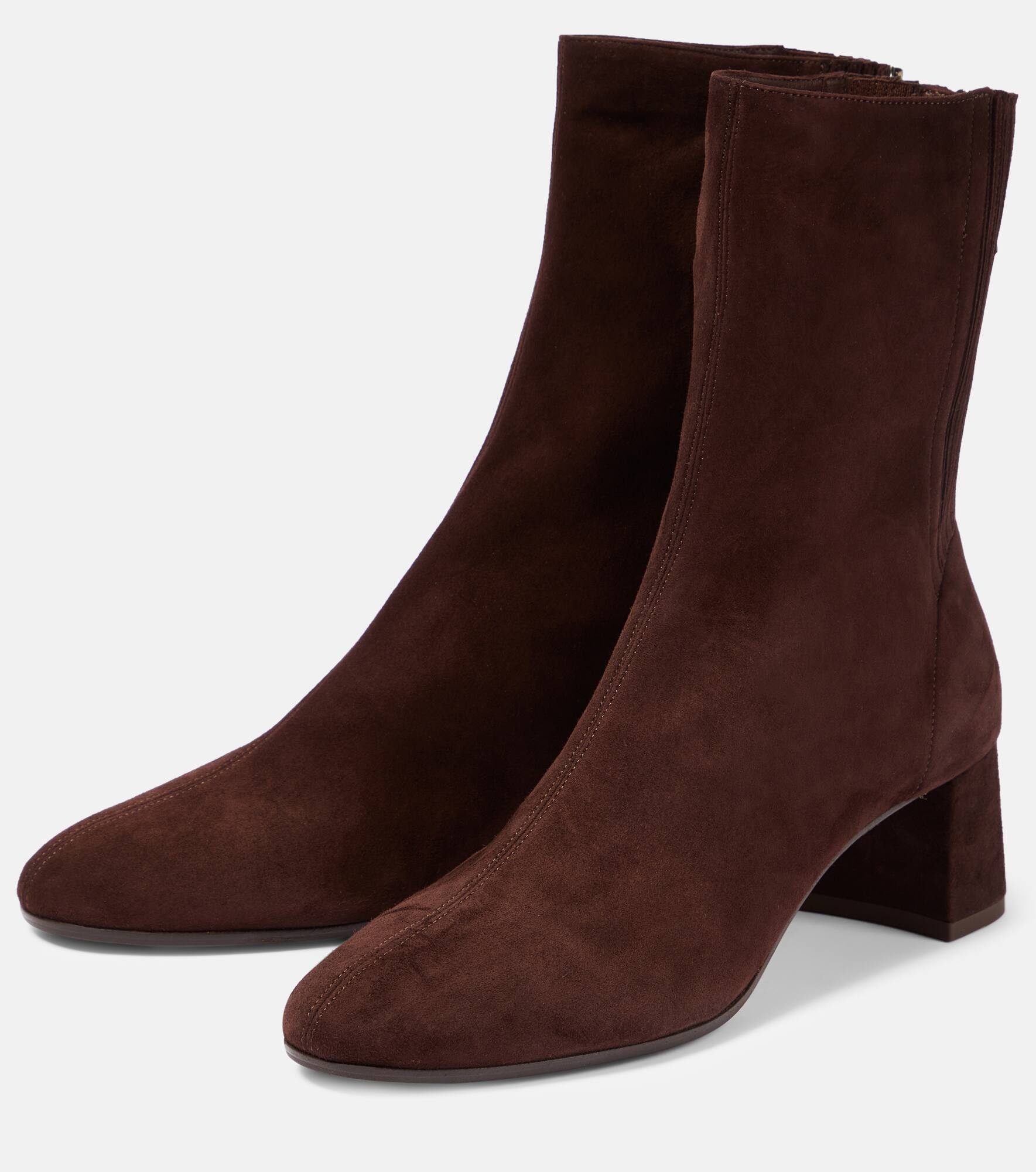 Saint Honore suede ankle boots - 5