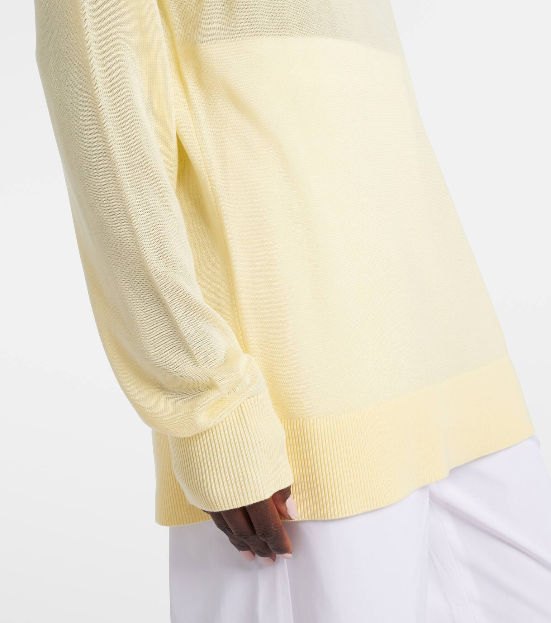 Oversized semi-sheer sweater - 5
