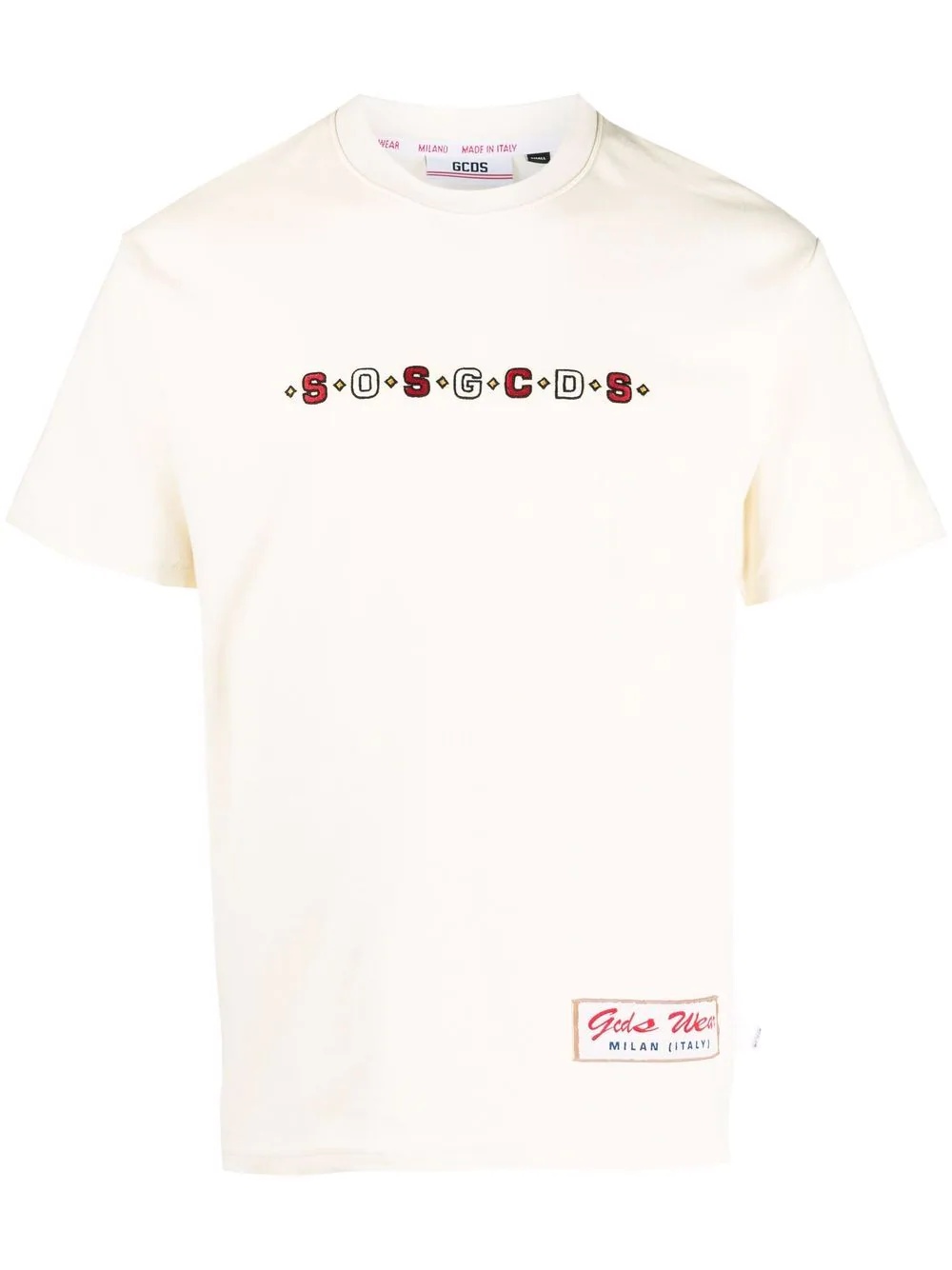 logo-print T-shirt - 1