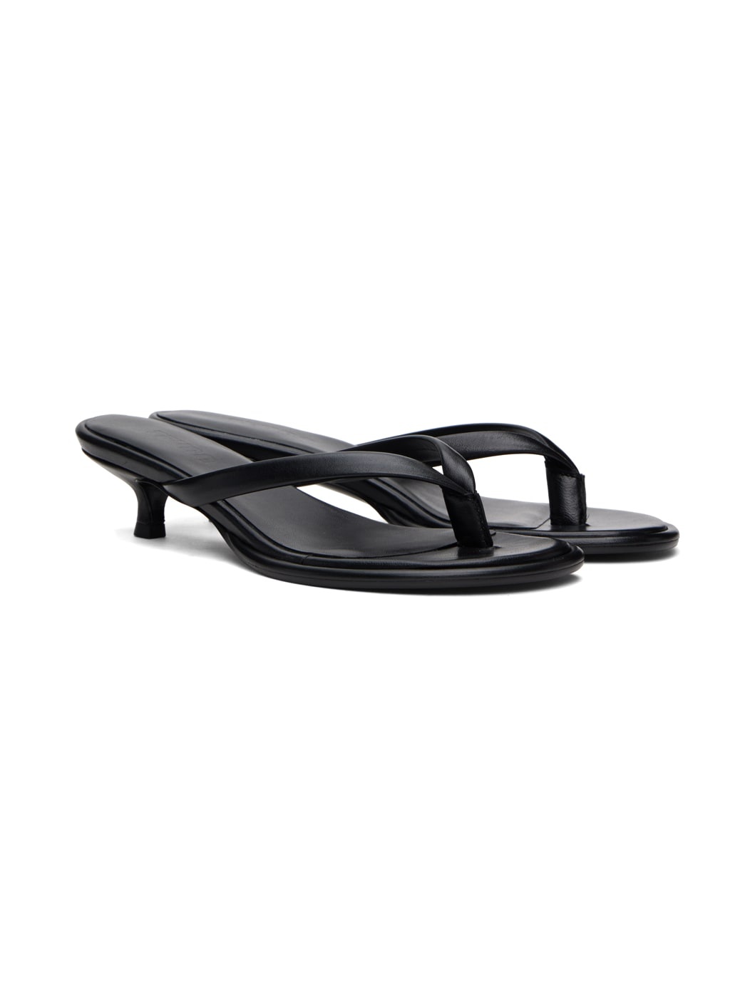 Black Erika Heeled Sandals - 4