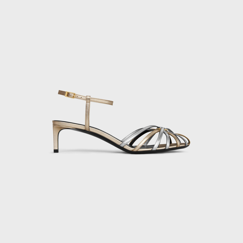 CELINE TRIOMPHE SANDAL in LAMINATED CALFSKIN 1