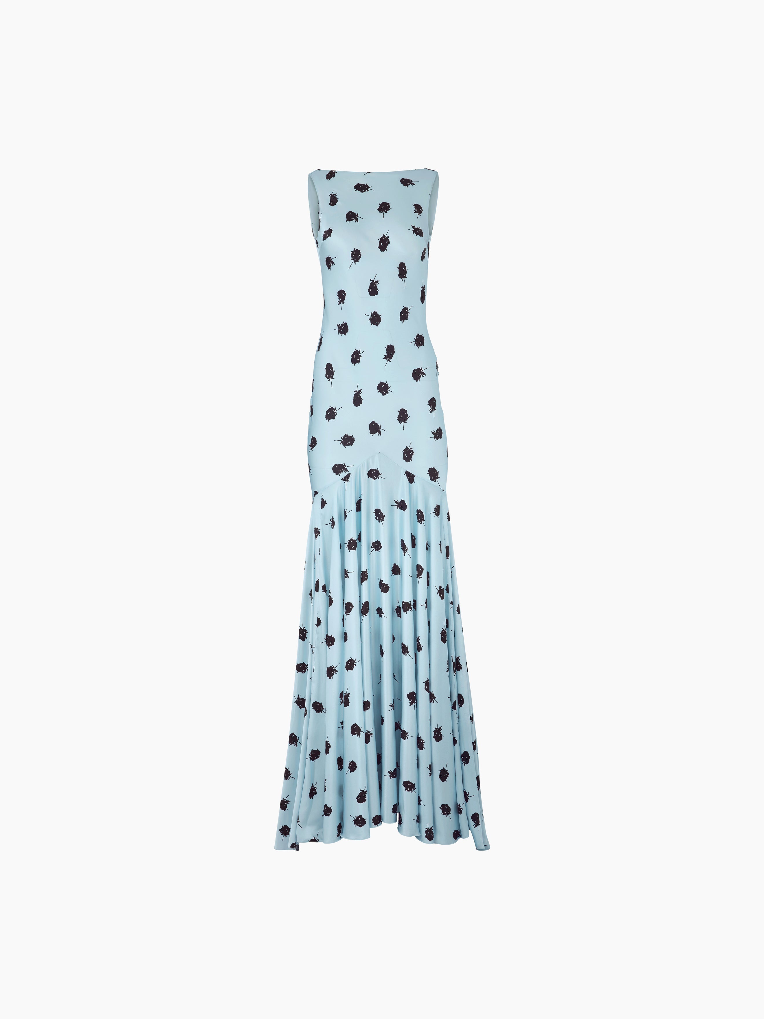 MERMAID DRESS WITH OPEN BACK - 5